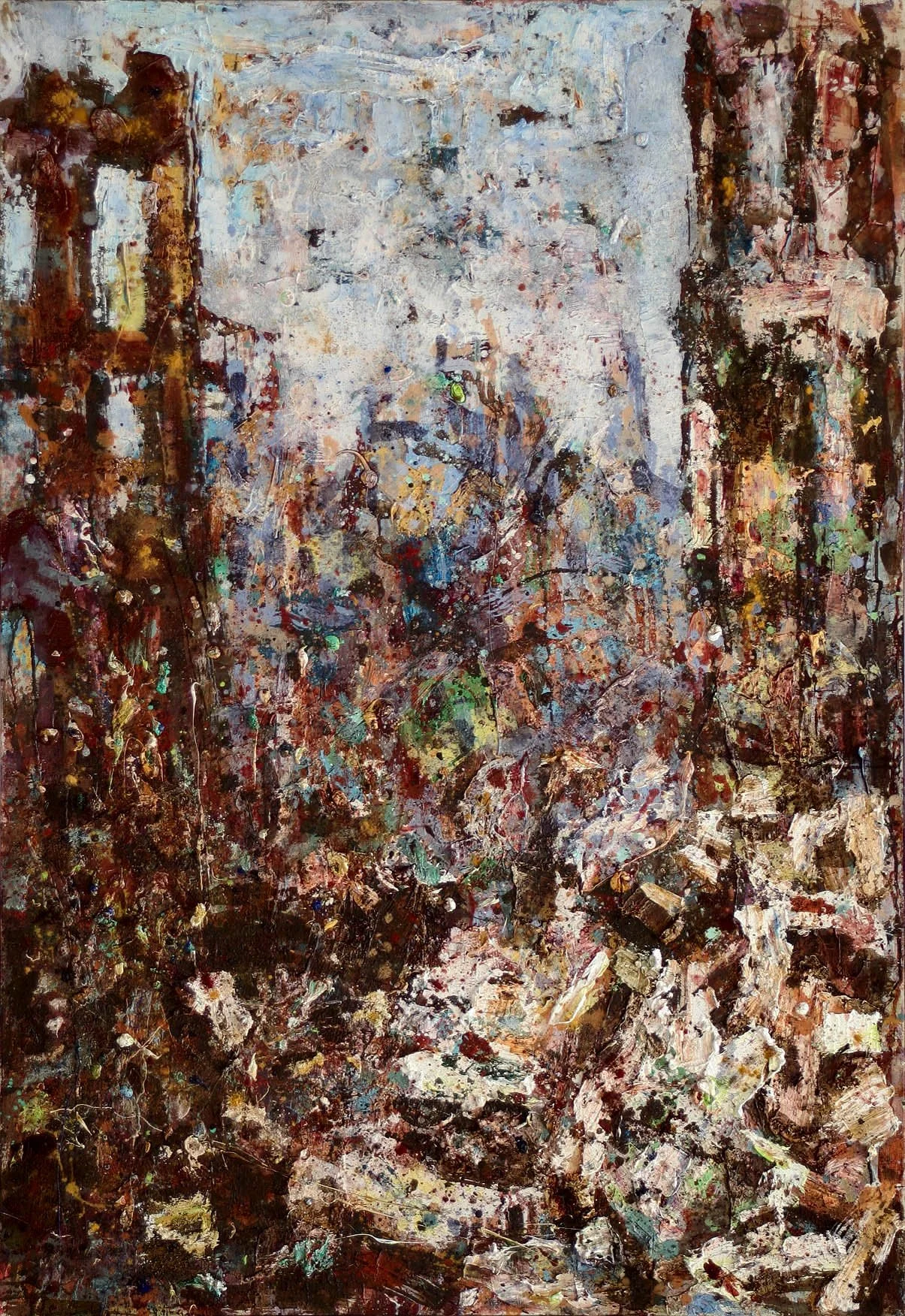 Il mattino dopo, 2005, huile sur toile, 130x89 cm