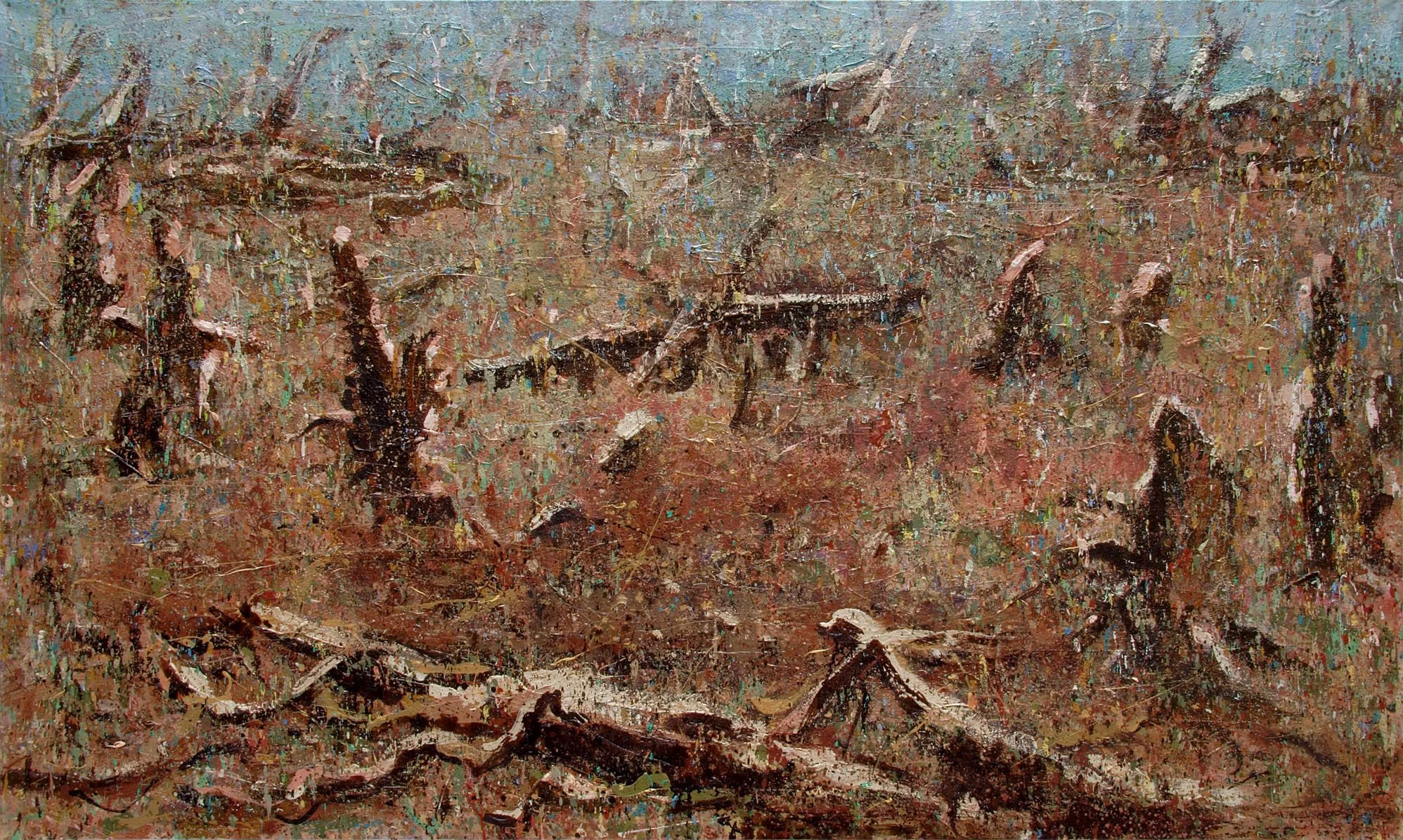 No Man's Land I, 2006, huile sur toile, 97x162 cm