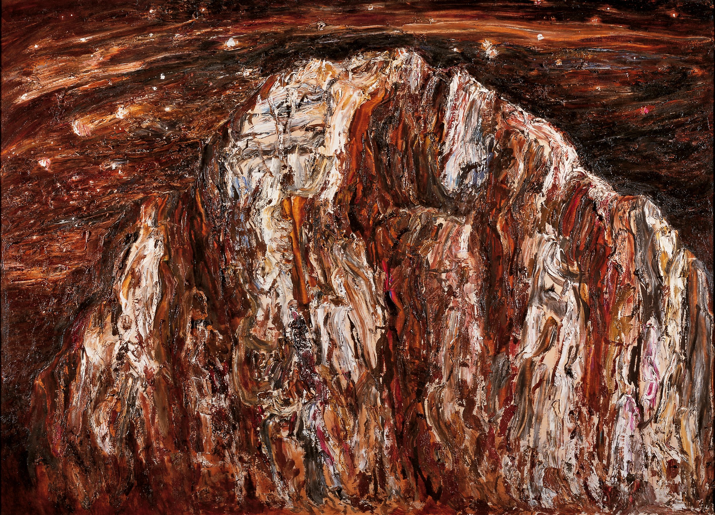 Nocturne, 1999, huile sur bois, 91x125 cm