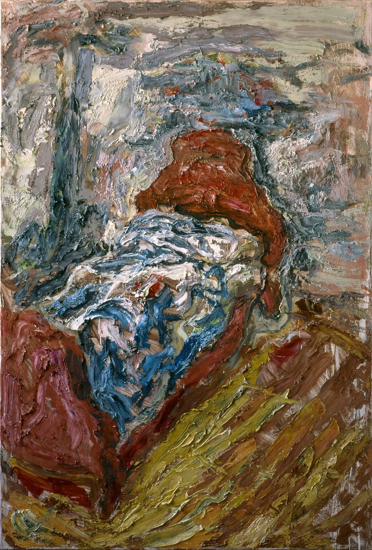 Lit vénitien, 1997, huile sur toile, 120x80 cm