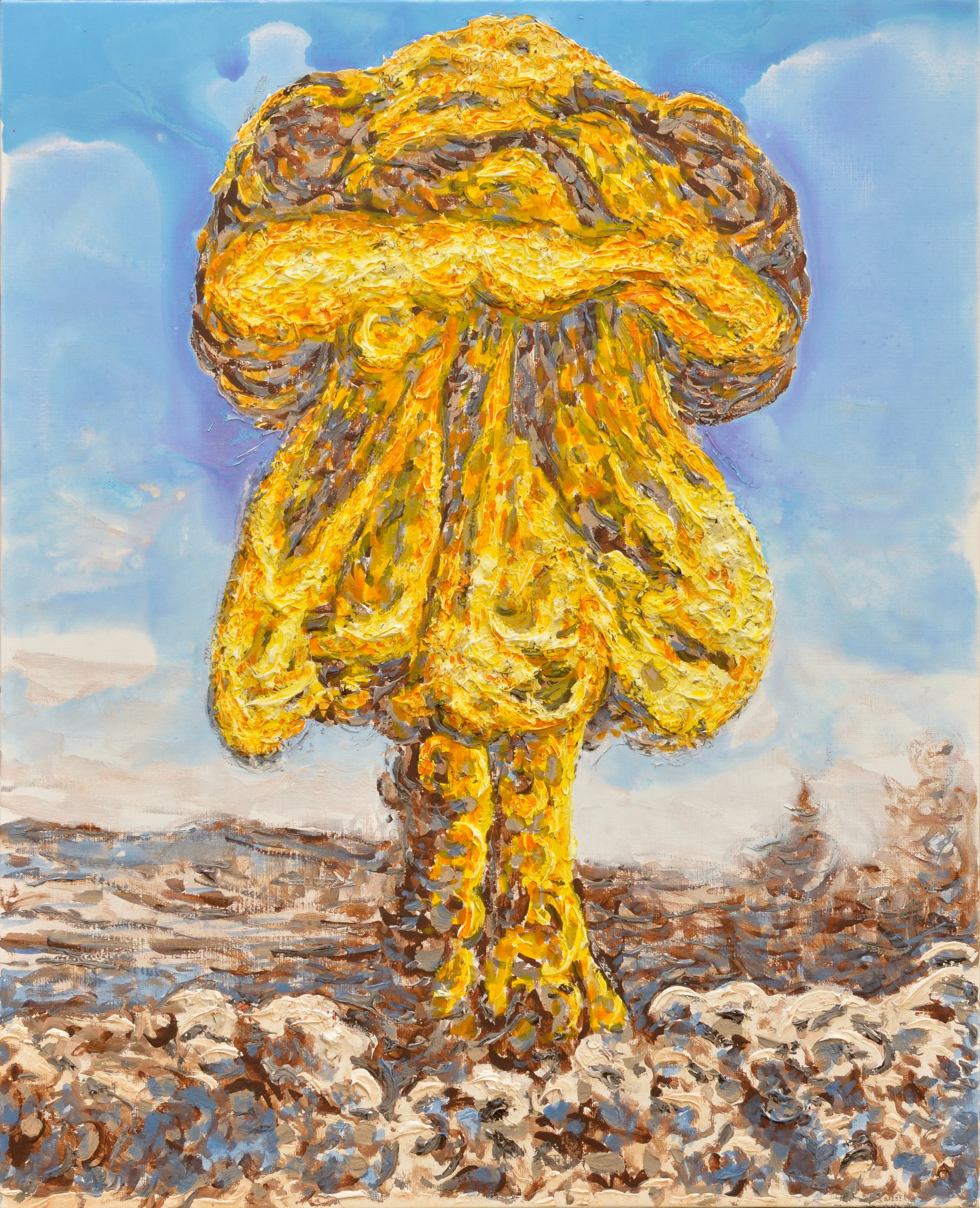 Grable, 2015, huile sur toile, 100x81 cm 