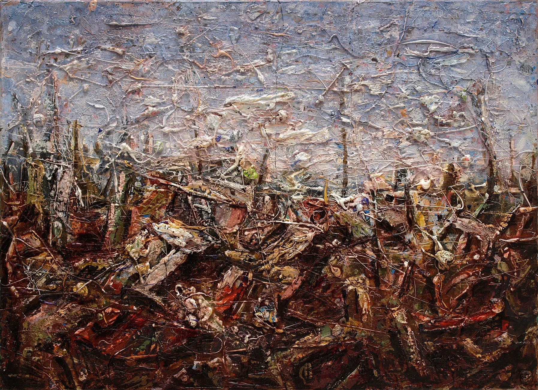 Trash II, 2007, huile sur toile, 33x46 cm