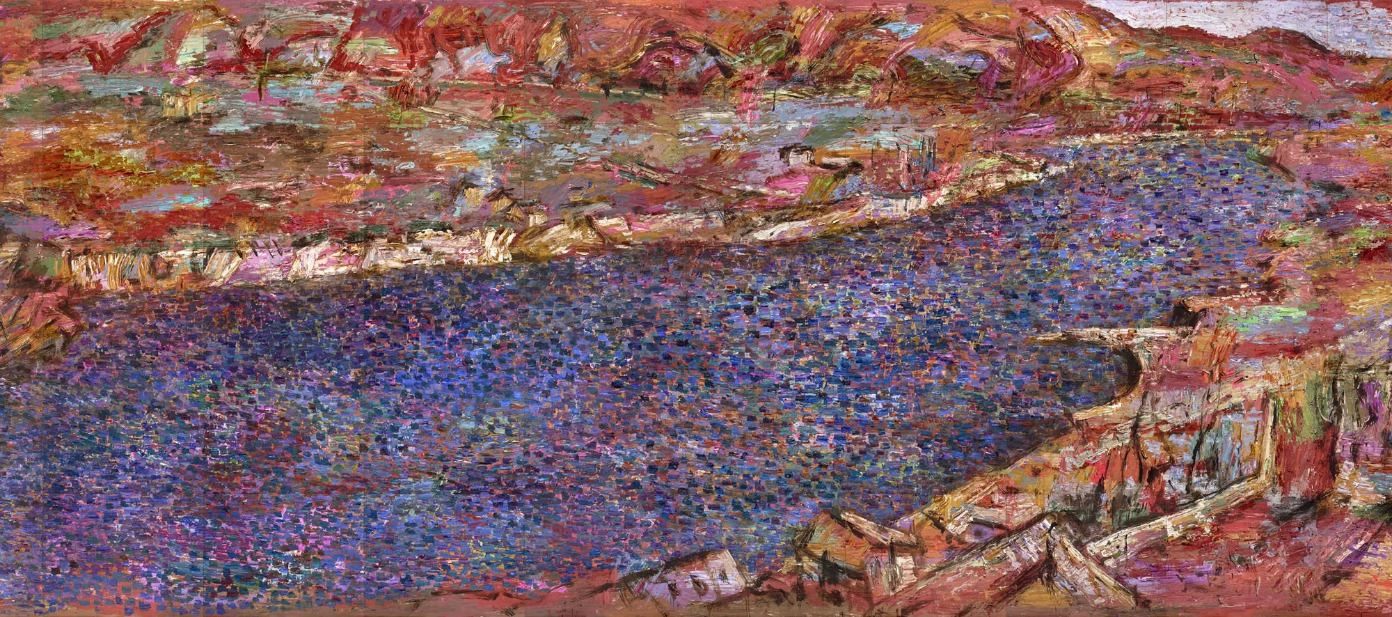 Hiroshima Art Project, 2001-03, détail, huile sur papier, 30mx2,5m