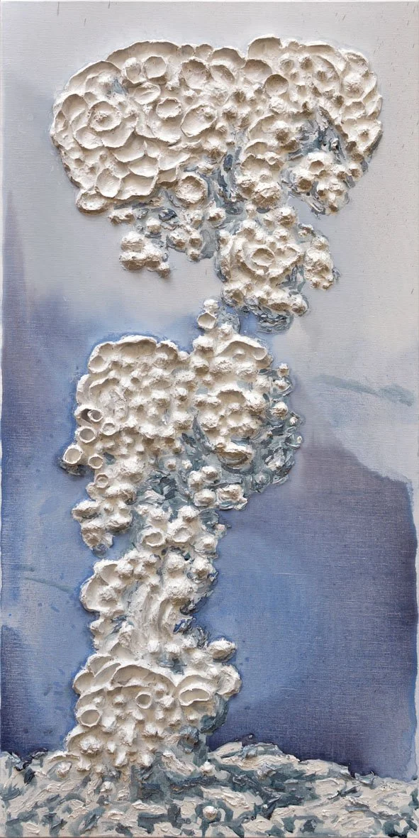 Little boy, 2015, huile sur toile, 100x50 cm