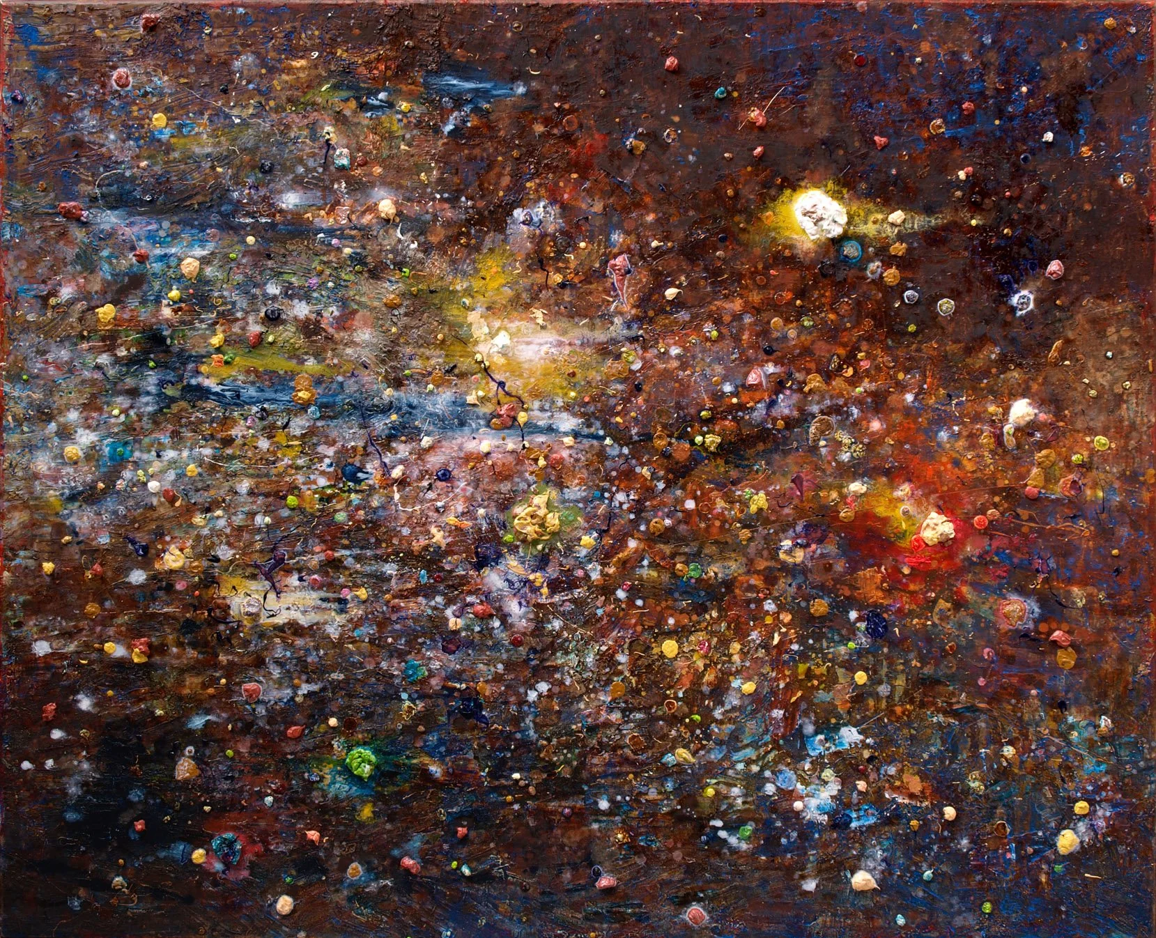 Ciel étoilé, 2010, huile sur toile, 81x100 cm
