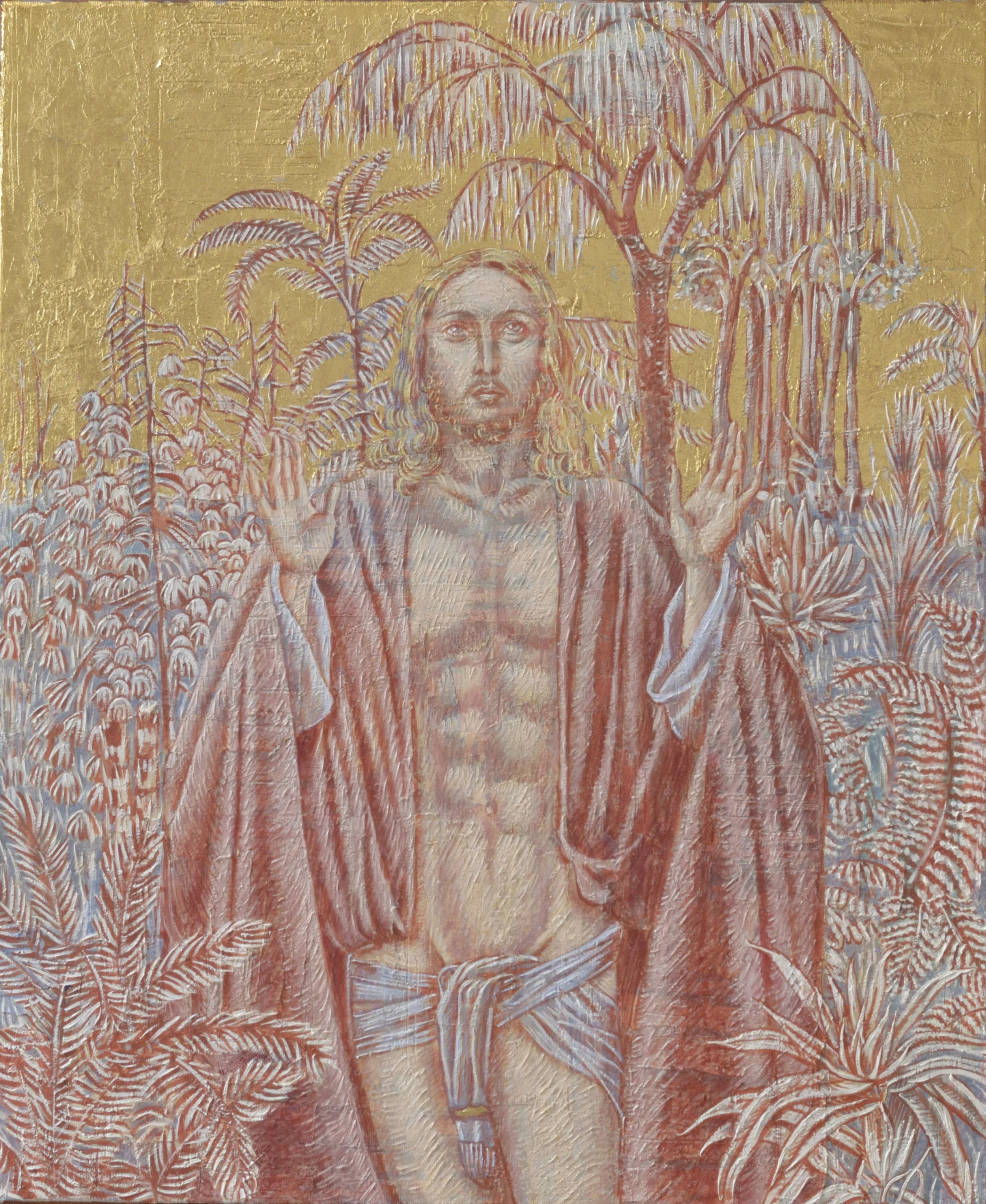 Donne-nous ta grâce, 2022, huile sur toile, 65x54 cm