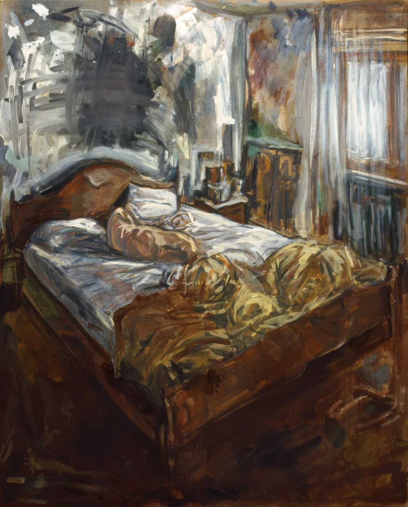 Chambre des parents, 1996, huile sur toile, 150x120 cm