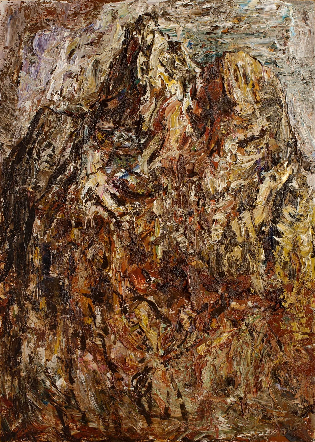 Montagne II, 1999, huile sur carton, 70x50 cm