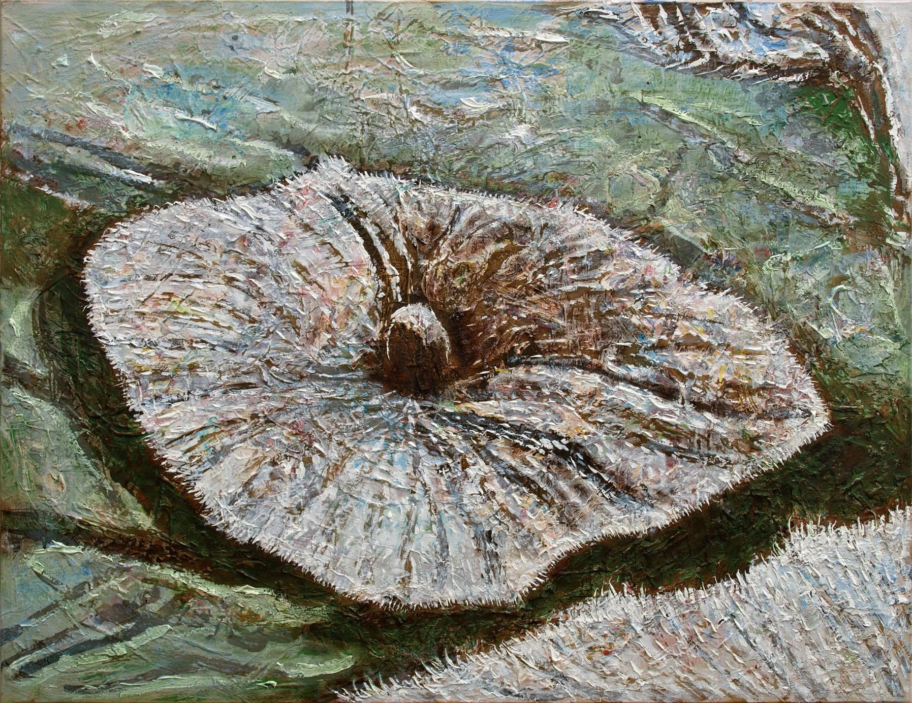 Acropoli solitaria, 2012, huile sur toile, 50x65 cm