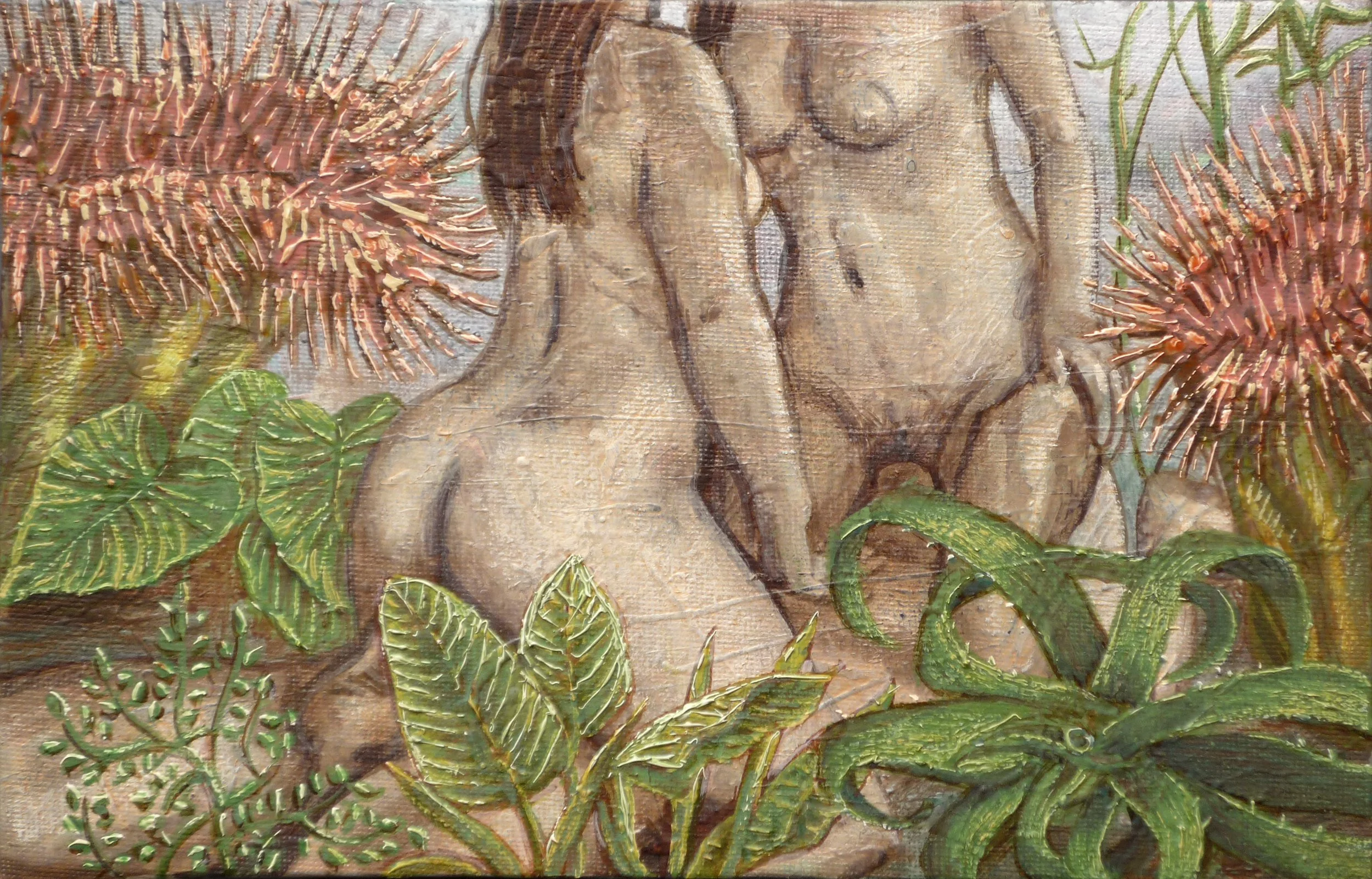 Trio fantasticus 2016, Huile sur toile, 14x22 cm