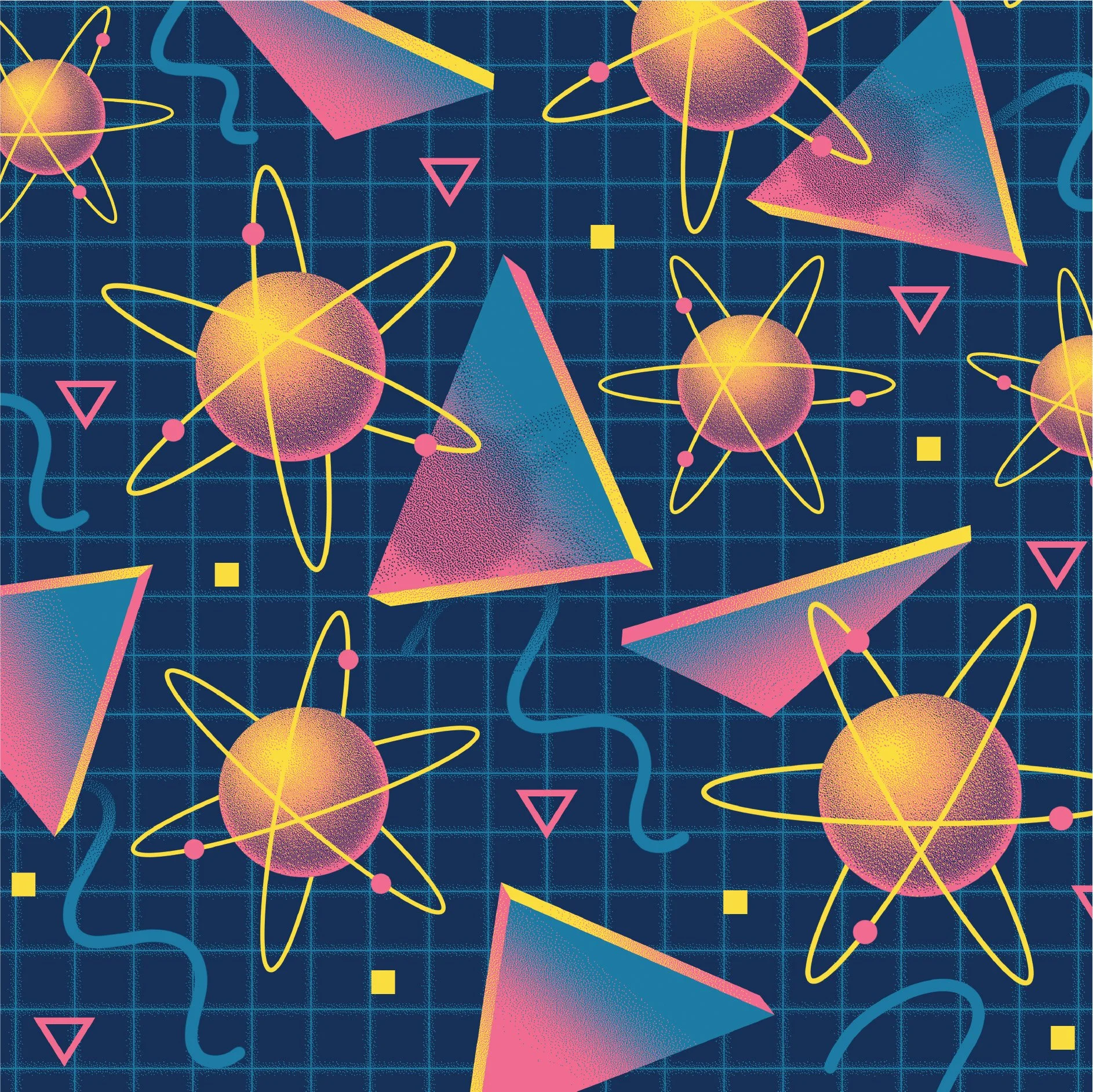 Custom illustrated pattern design for Seapine Brewery packaging system