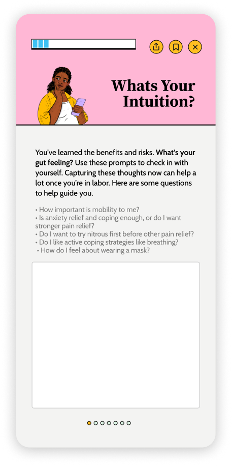record your intuition on an intervention early, so if it comes up in the moment, you can read your thoughts from before