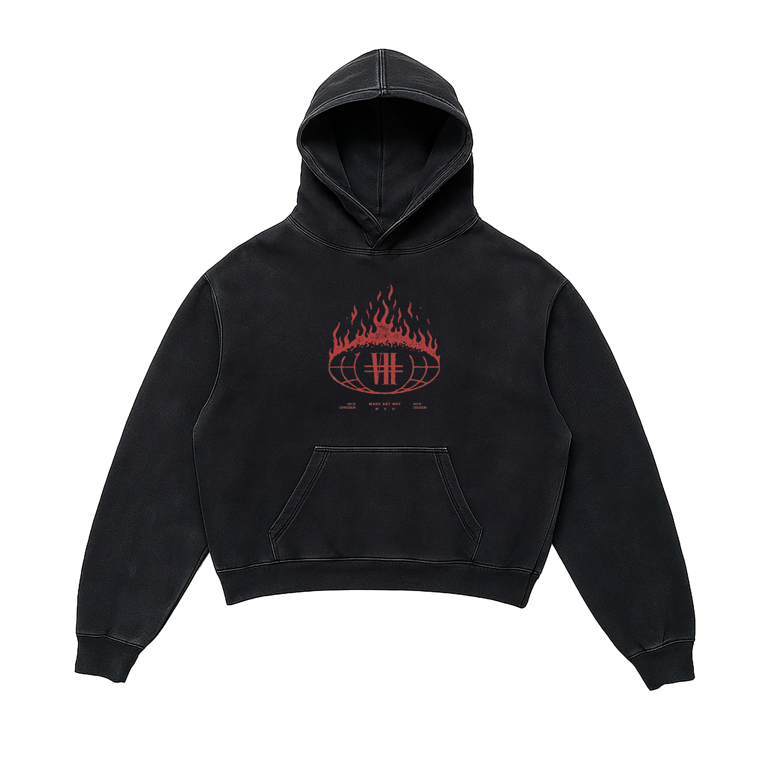 Make Art Not War Hoodie