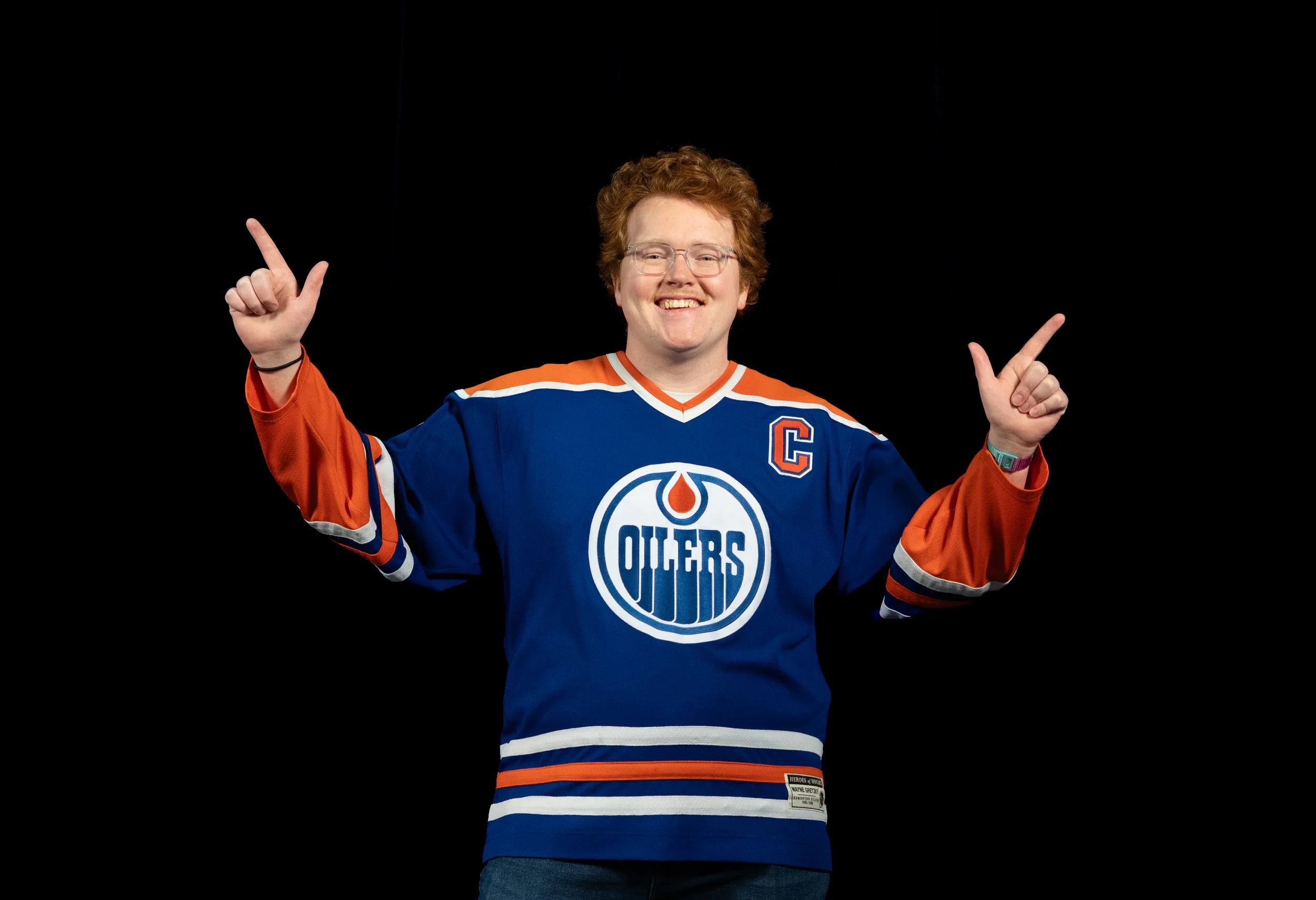 Meet the Oklahoma State student who wears an Oilers jersey to sporting events