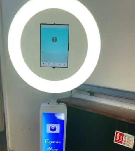 Selfie Station - You can easily record your wonderful moments in all directions, share them on social platforms and create amazing images, videos, and live streaming videos. £120.00 for your whole event.