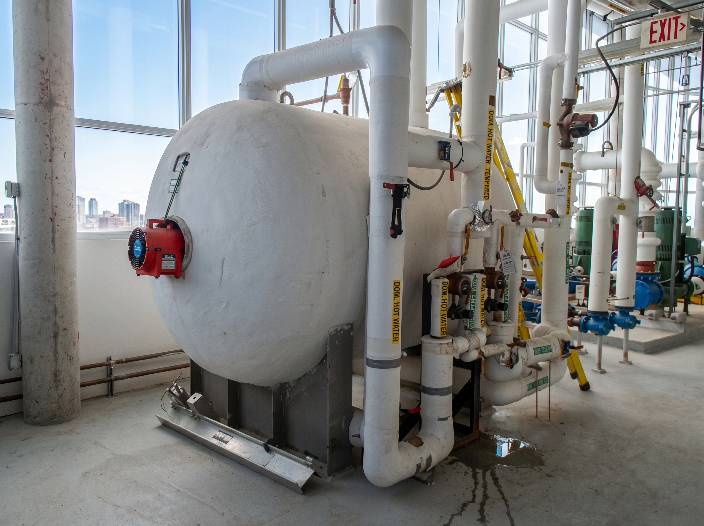 My hot water tank is leaking! Now what?