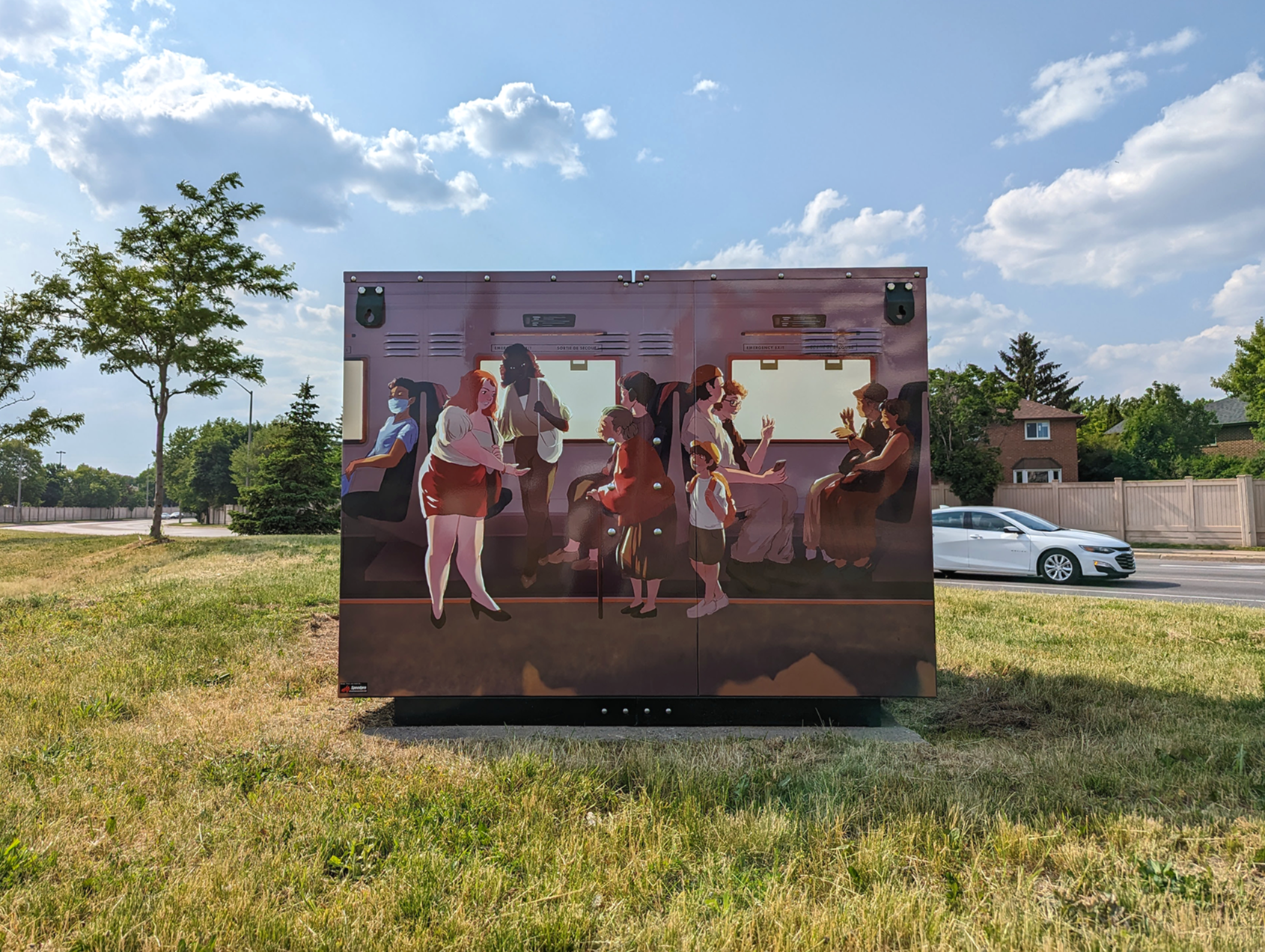 SIde 4 of the mural box.