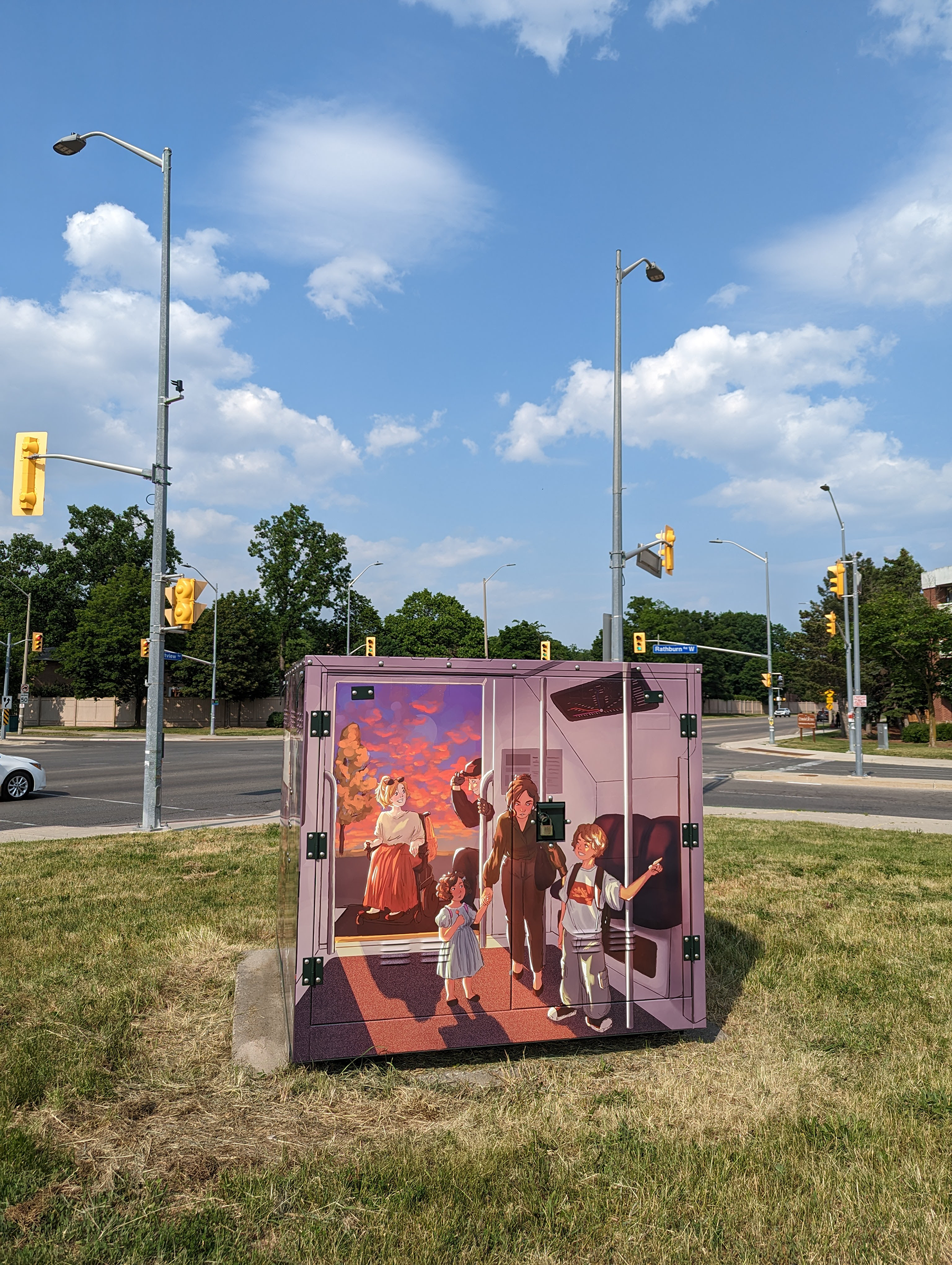 Side 2 of the mural box.