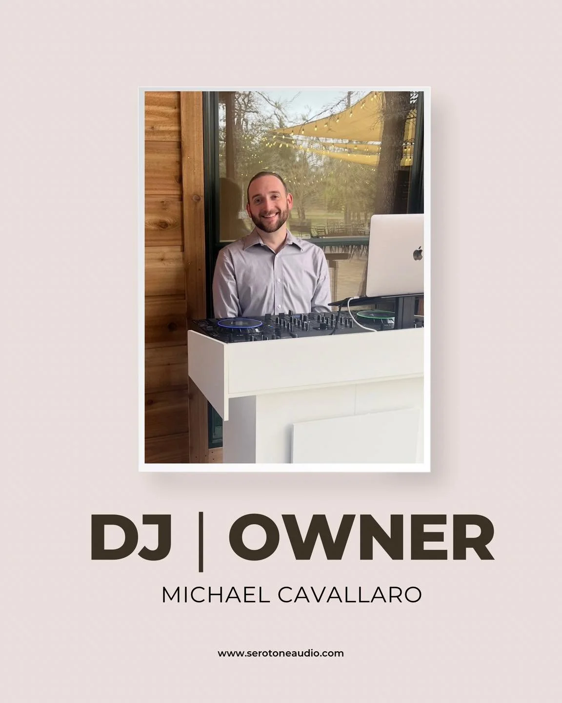 Mike | DJ &amp; Owner 

Music hasn&rsquo;t just been a career for me- it&rsquo;s been the soundtrack of my life since I can remember. What started as writing lyrics and learning chords back in high school, eventually turned into a deep dive into the 