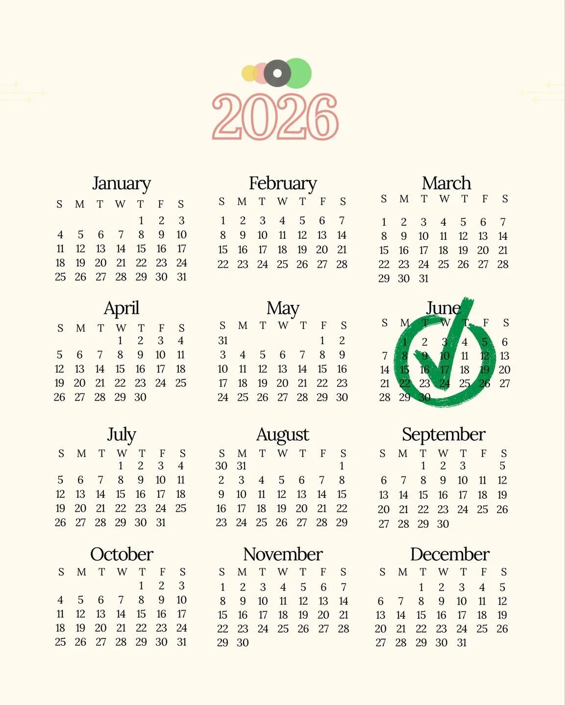 June is officially fully booked and we&rsquo;re seriously grateful for all the couples and clients who trusted us with their big day! 

If you&rsquo;re planning a wedding or event later this year, now&rsquo;s a great time to lock in your date before 