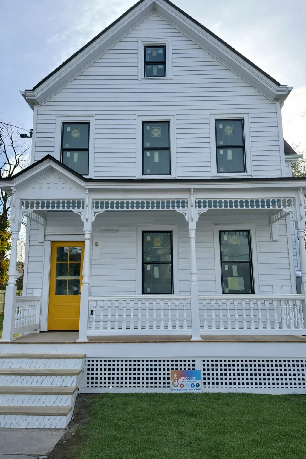 Newly renovated Victorian home in Hudson Valley with geothermal heating and cooling system installed by Aerodrop