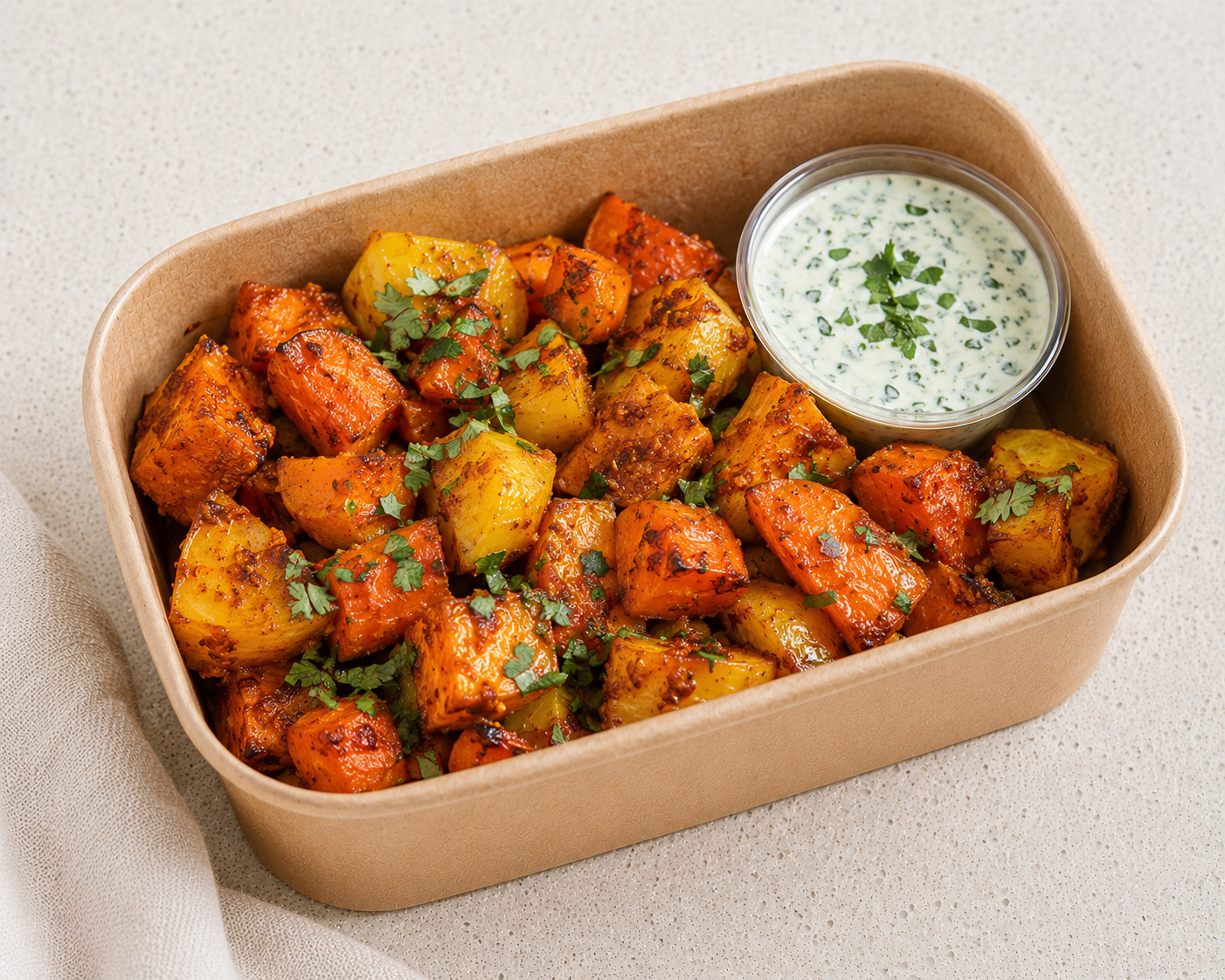Side: Harissa Roasted Root Veggies (Serves 3-4)