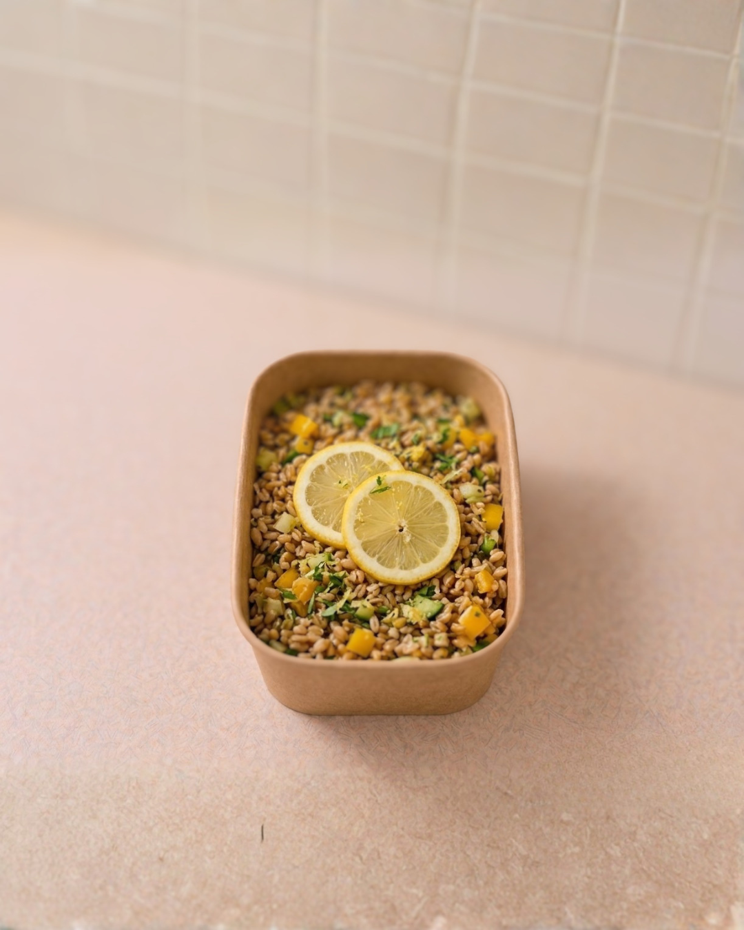 Side: Lemon Herb Farro (Vegan | Serves 4)