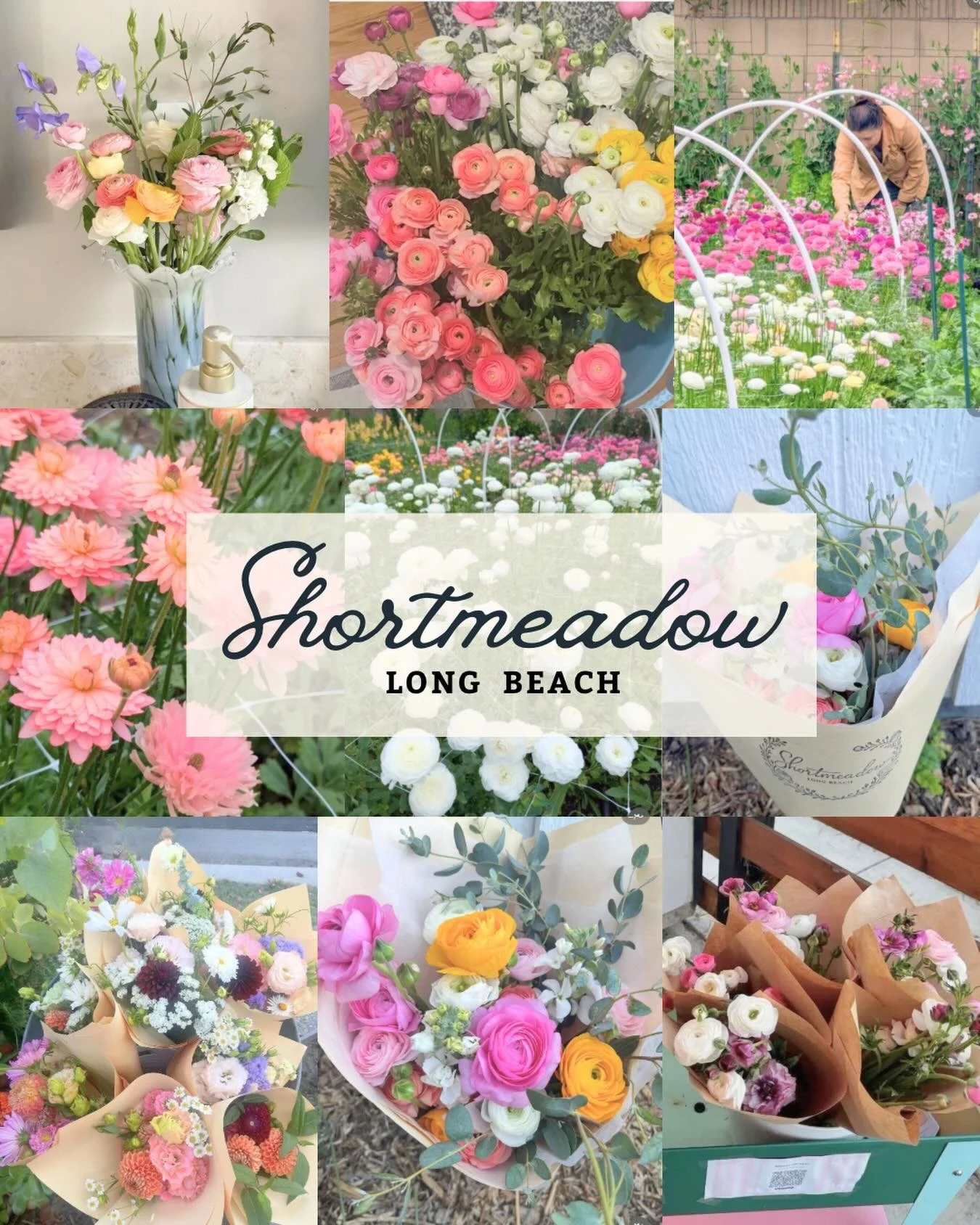 Mother&rsquo;s Day Brunch AND Bouquets = handled 🤍
When I first got a bouquet from Shortmeadow, I was blown away by how beautiful they are. The owner grows everything in Long Beach, turning her own backyard into a flower farm! 

You can add their be
