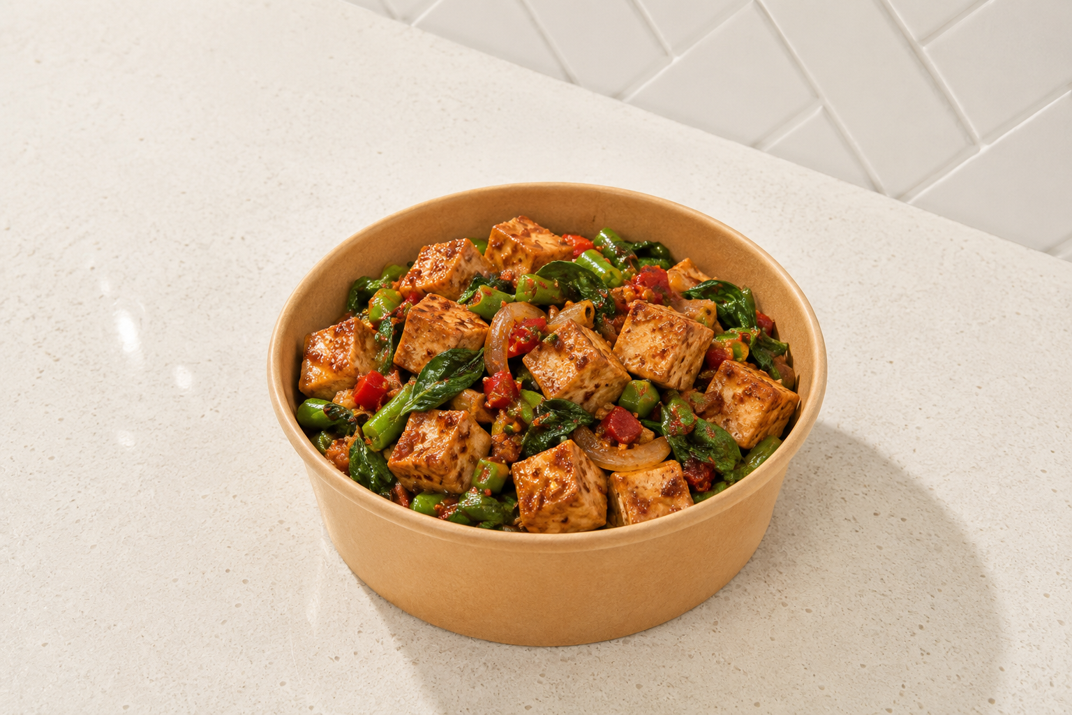 Main: Smoky Basil Tofu (Serves 4) (V)