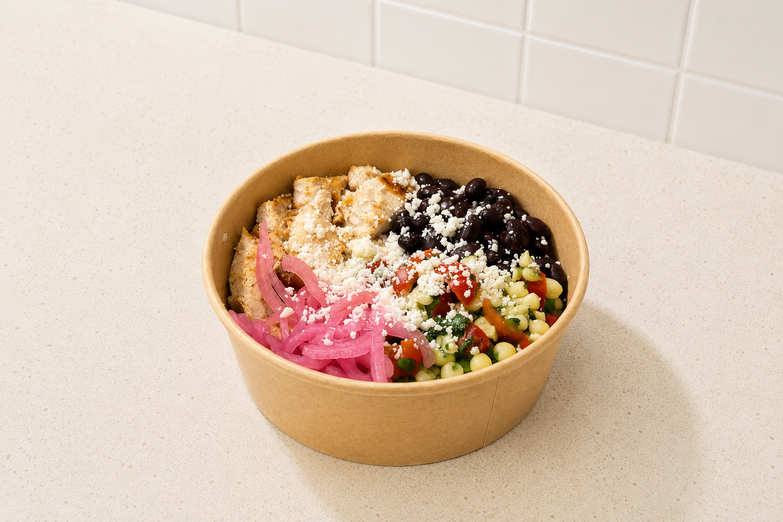 Plate: Peruvian Chicken Burrito Bowl