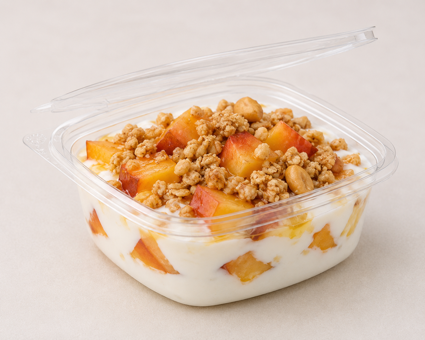 Plate: Peaches & Cream Parfait