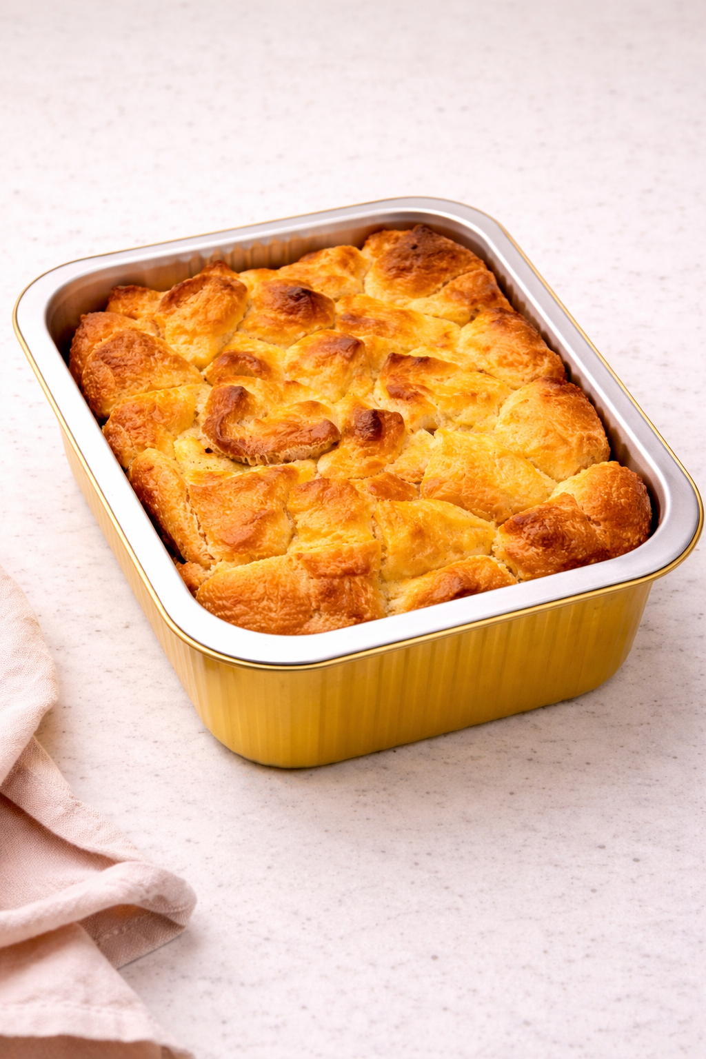 Crème Brûlée French Toast Casserole (Serves 3)