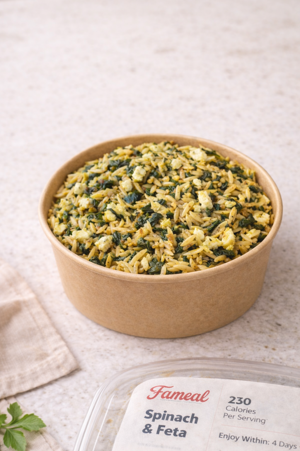 Spinach and feta orzo in eco bowl.png