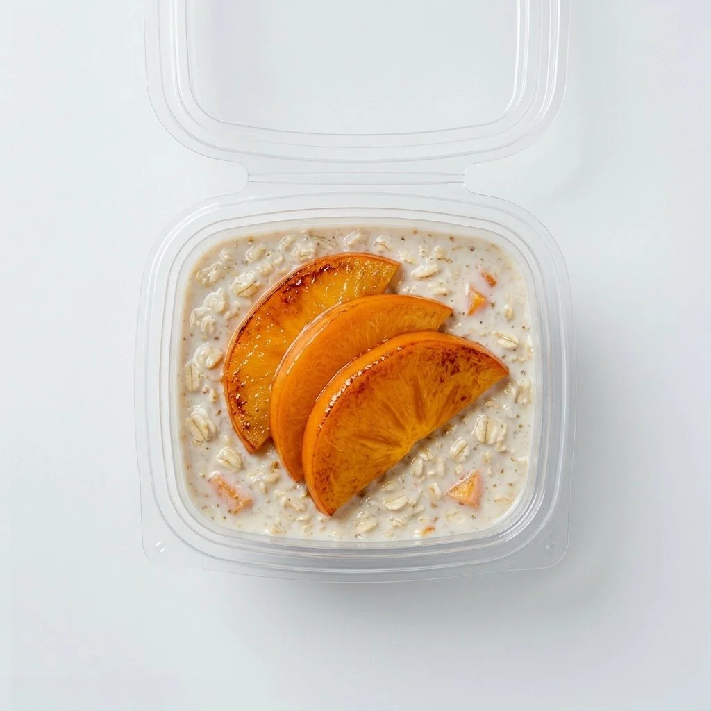 Snack: Cardamom Persimmon Overnight Oats