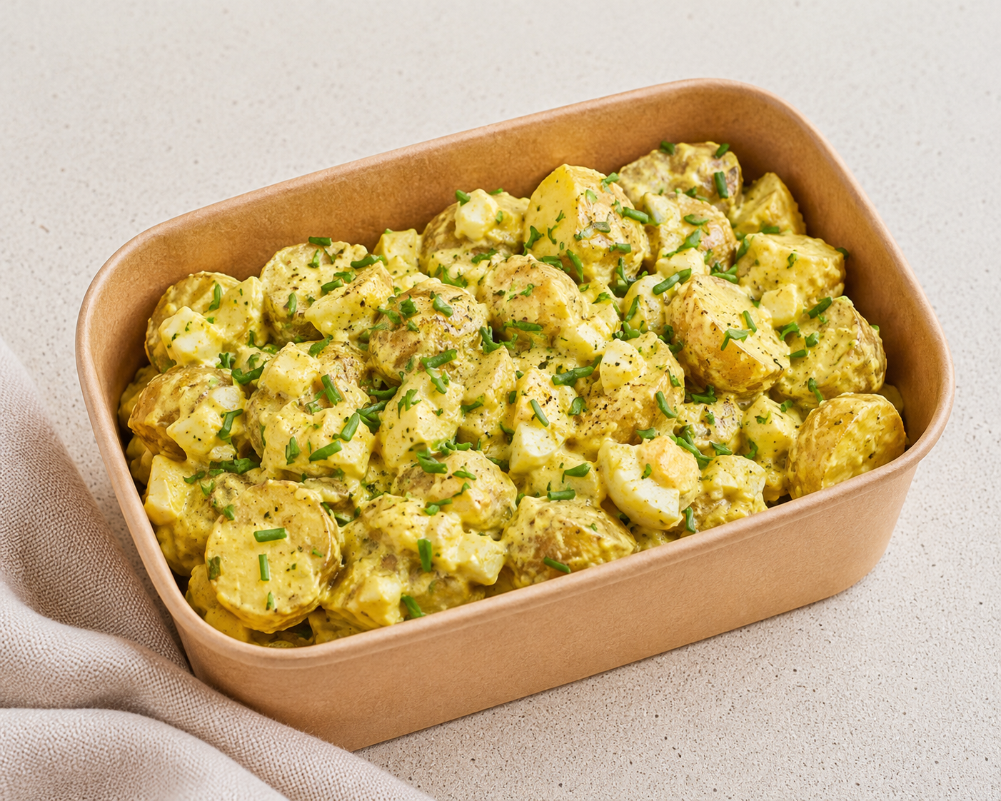 Side: Sweet Mustardy Baby Potato Salad (Serves 4-6)