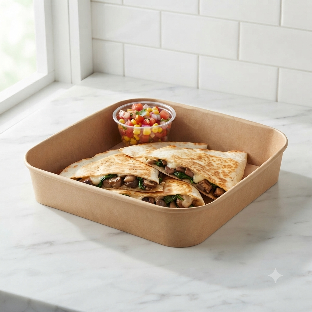 Plate: Farm Quesadilla (Vegetarian)