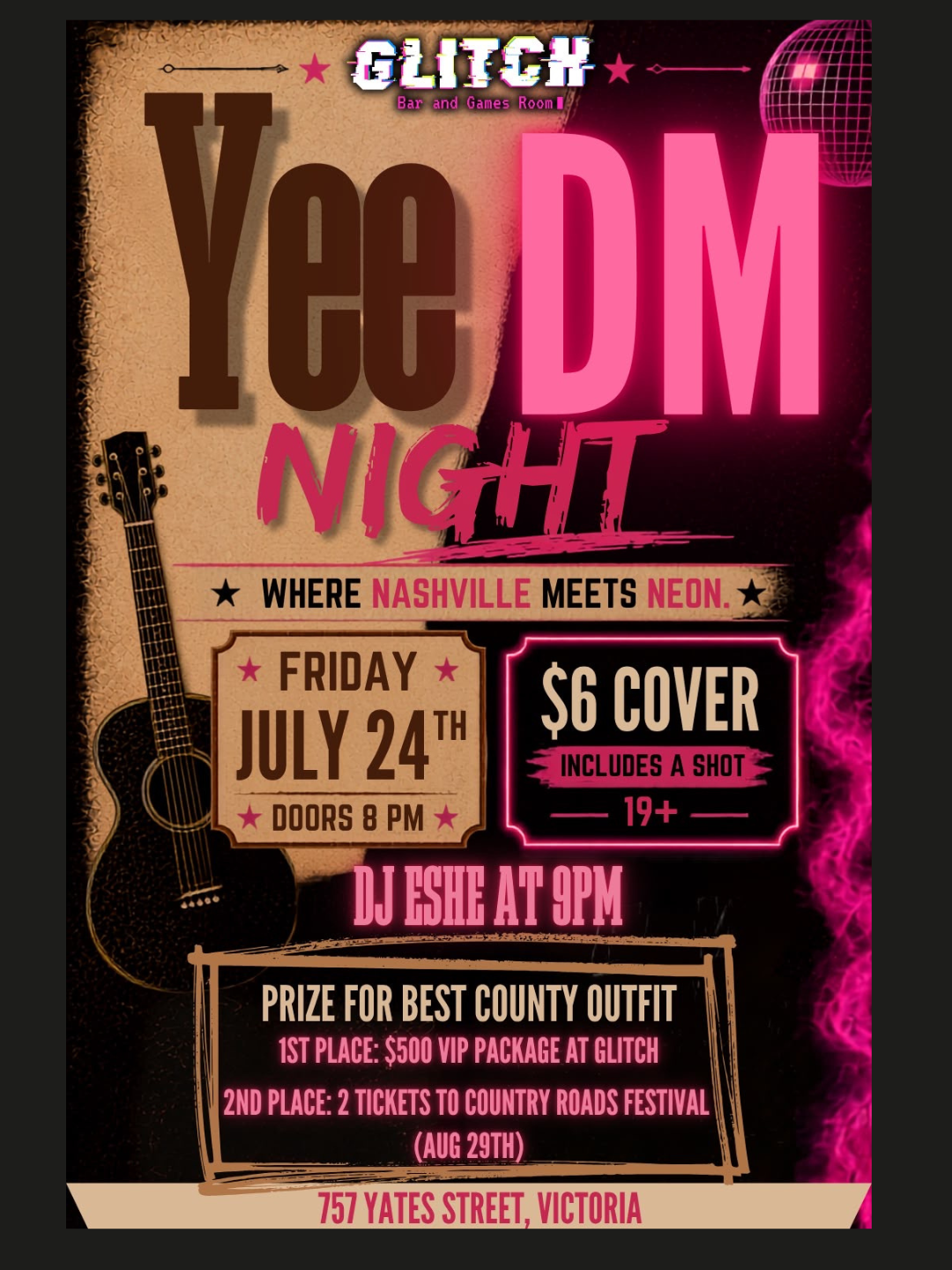 YEEDM night at GLITCH 