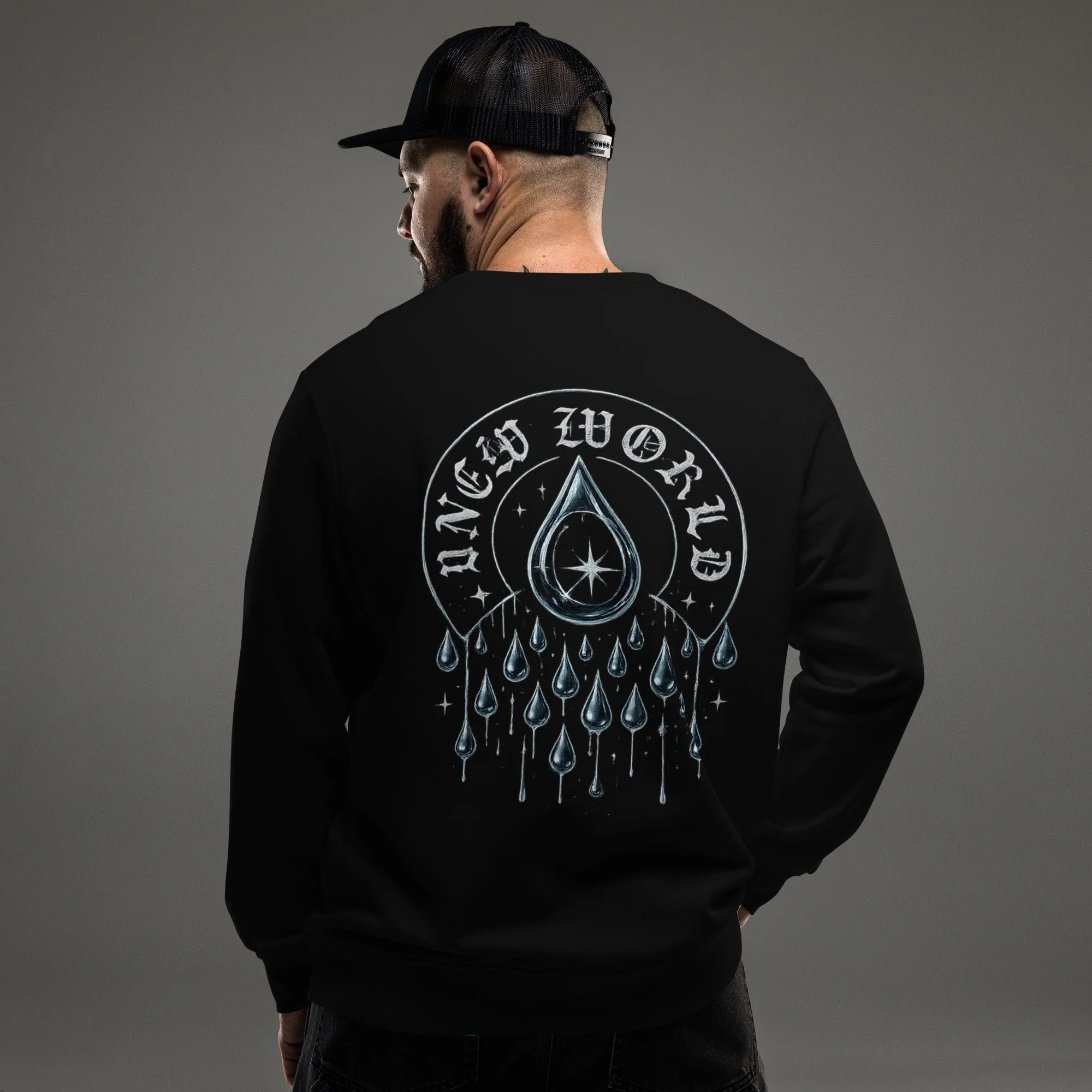 NEW WRLDxWorld “Raindrop Division” Sweatshirt – 444 Edition