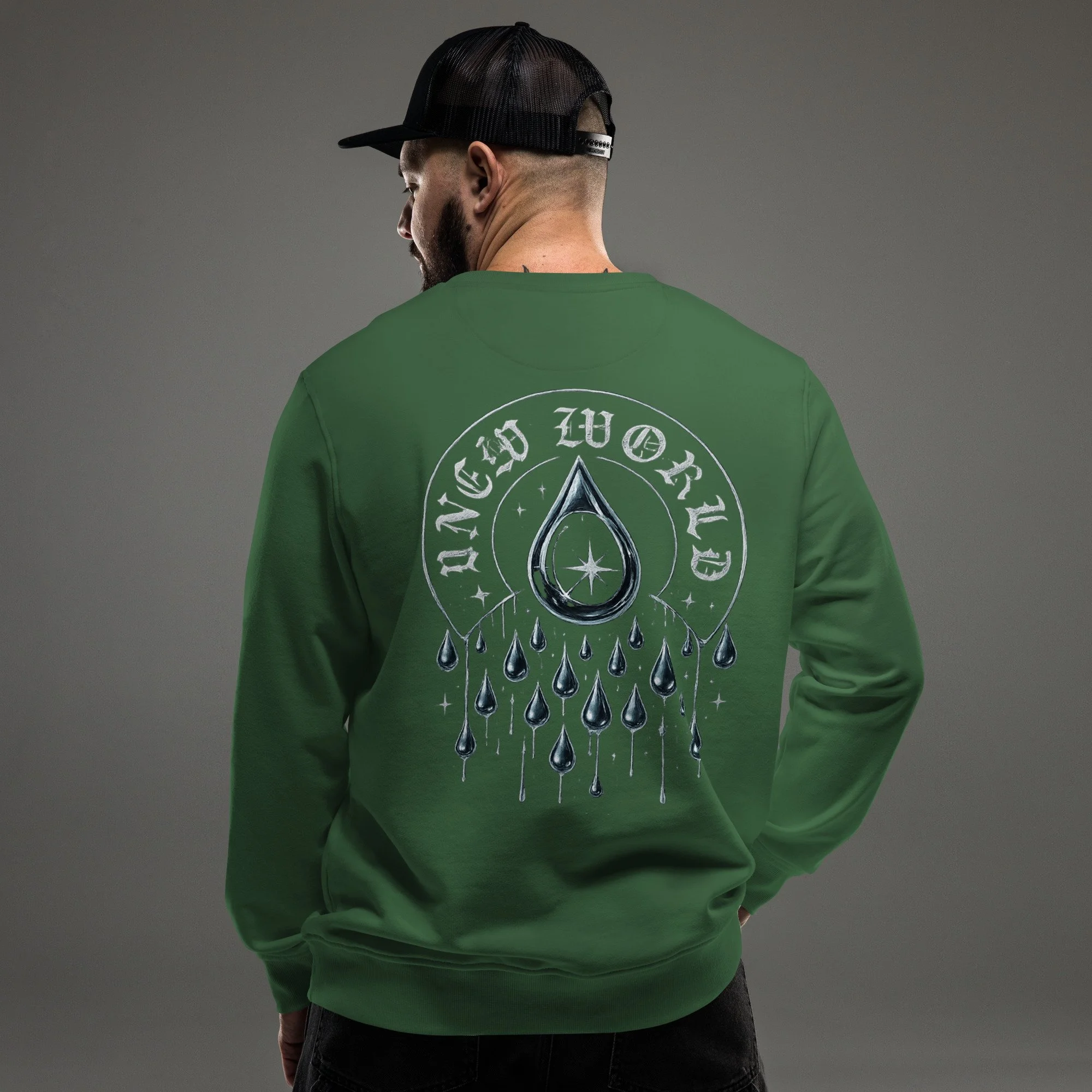 NEW WRLDxWorld “Raindrop Division” Sweatshirt – 444 Edition
