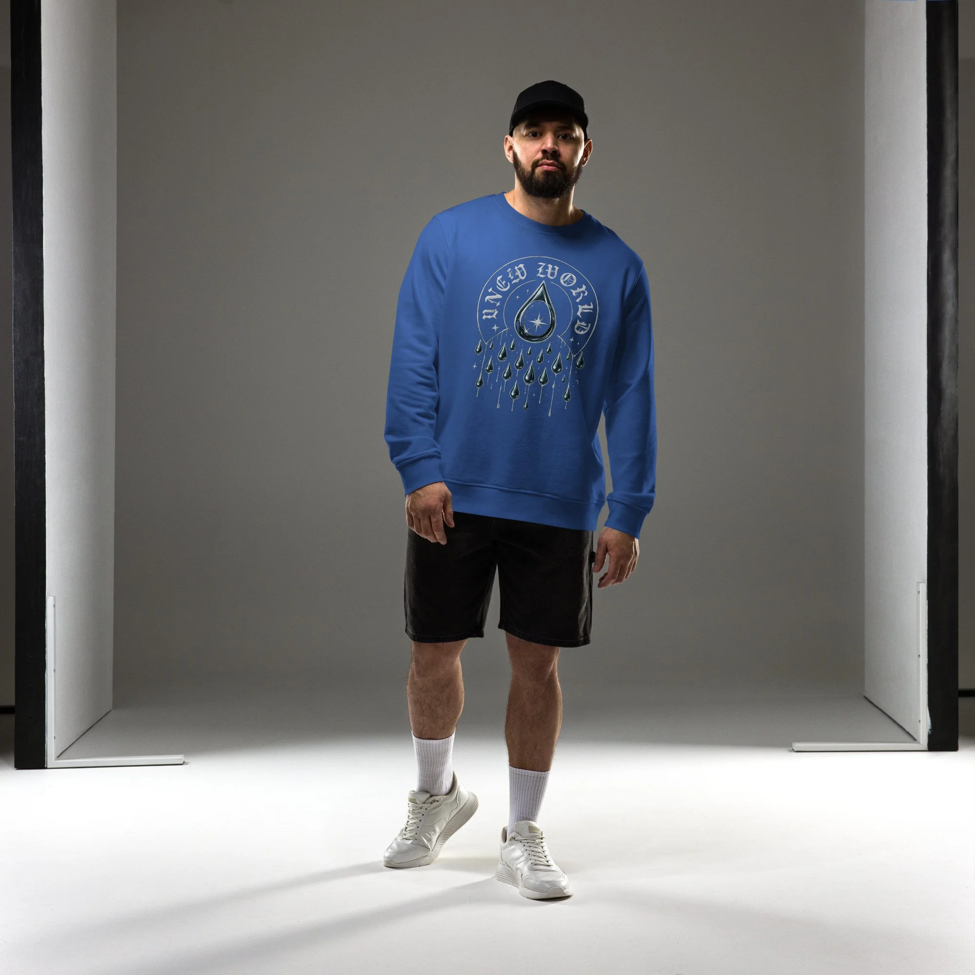 NEW WRLDxWorld “Raindrop Division” Sweatshirt – 444 Edition