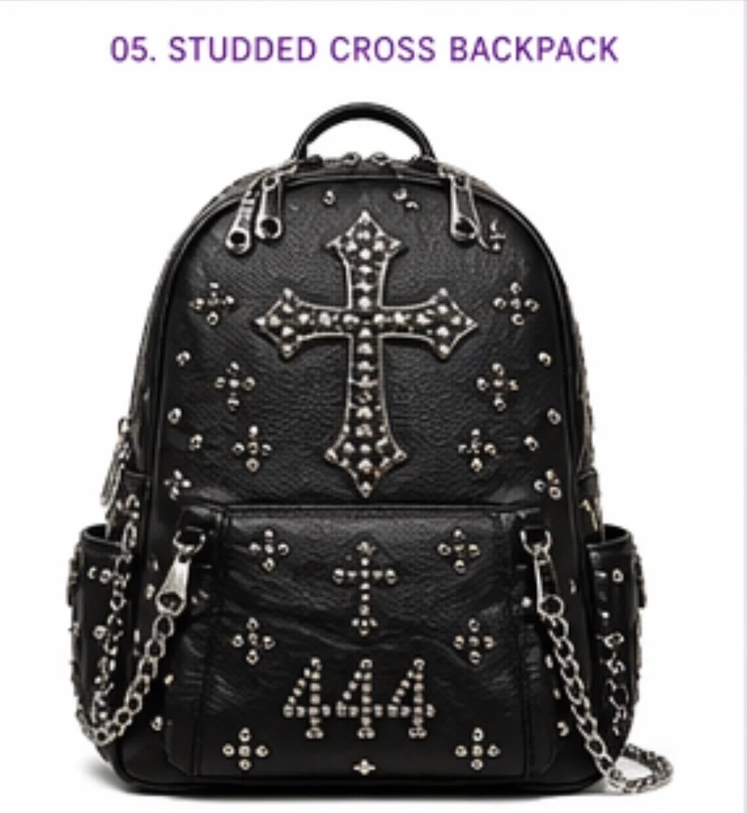 NEW WRLD “444 STORM STUDDED” BACKPACK