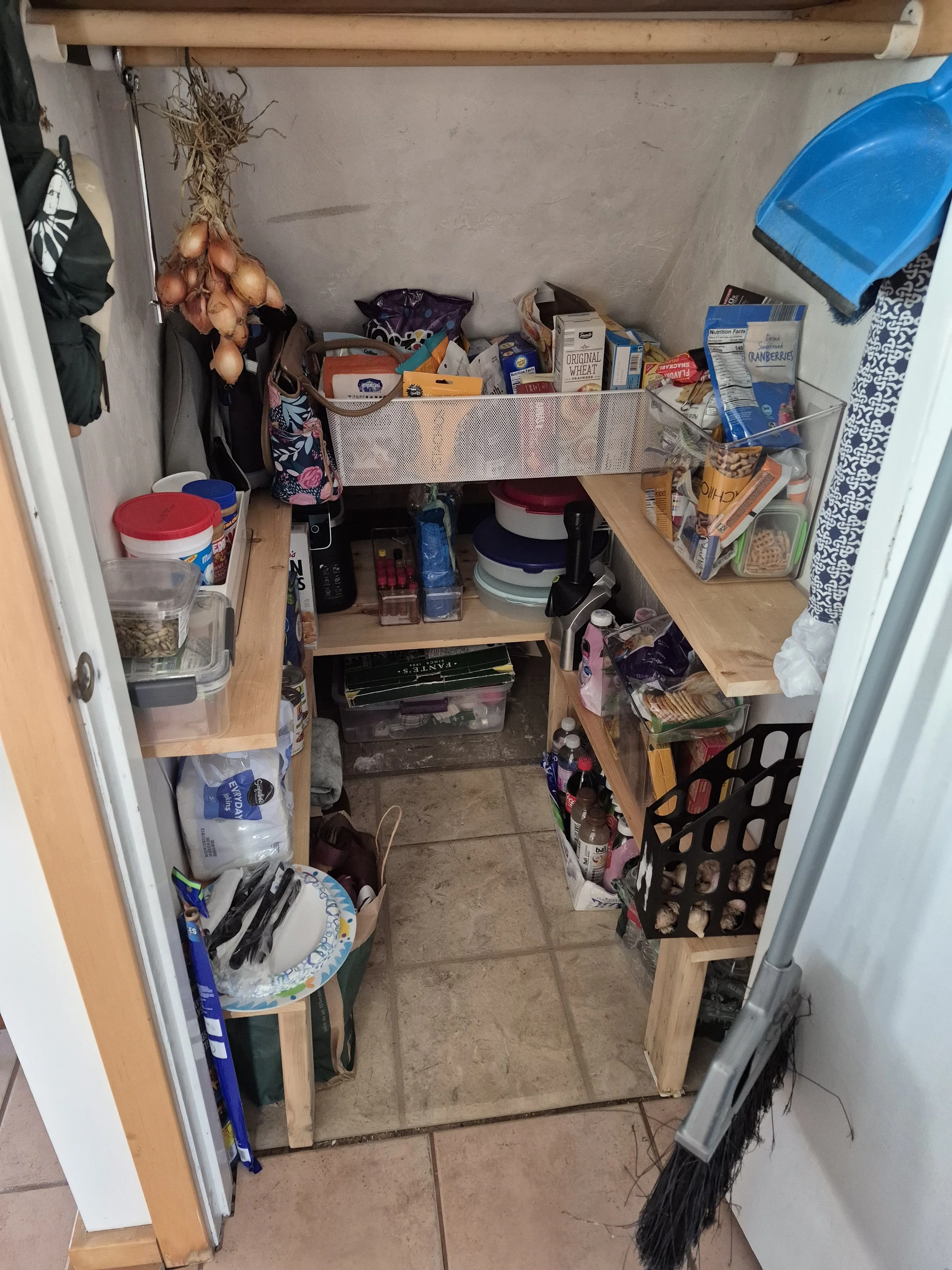 Pantry after