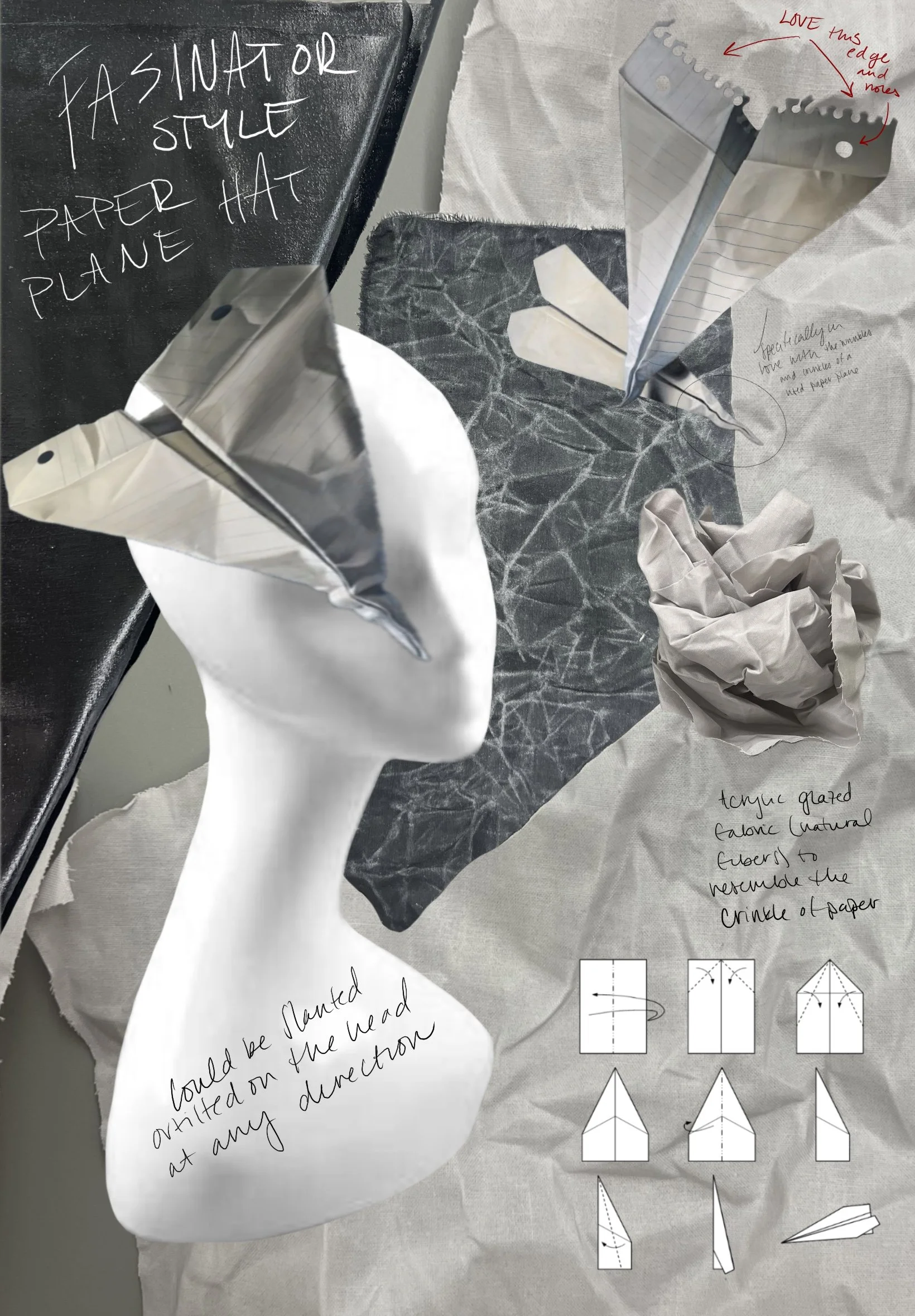 Headpieces, fascinators, & classic collars for Brooke Estelle at Aestella Designs - Graduating Collection at SCAD School of Fashion.