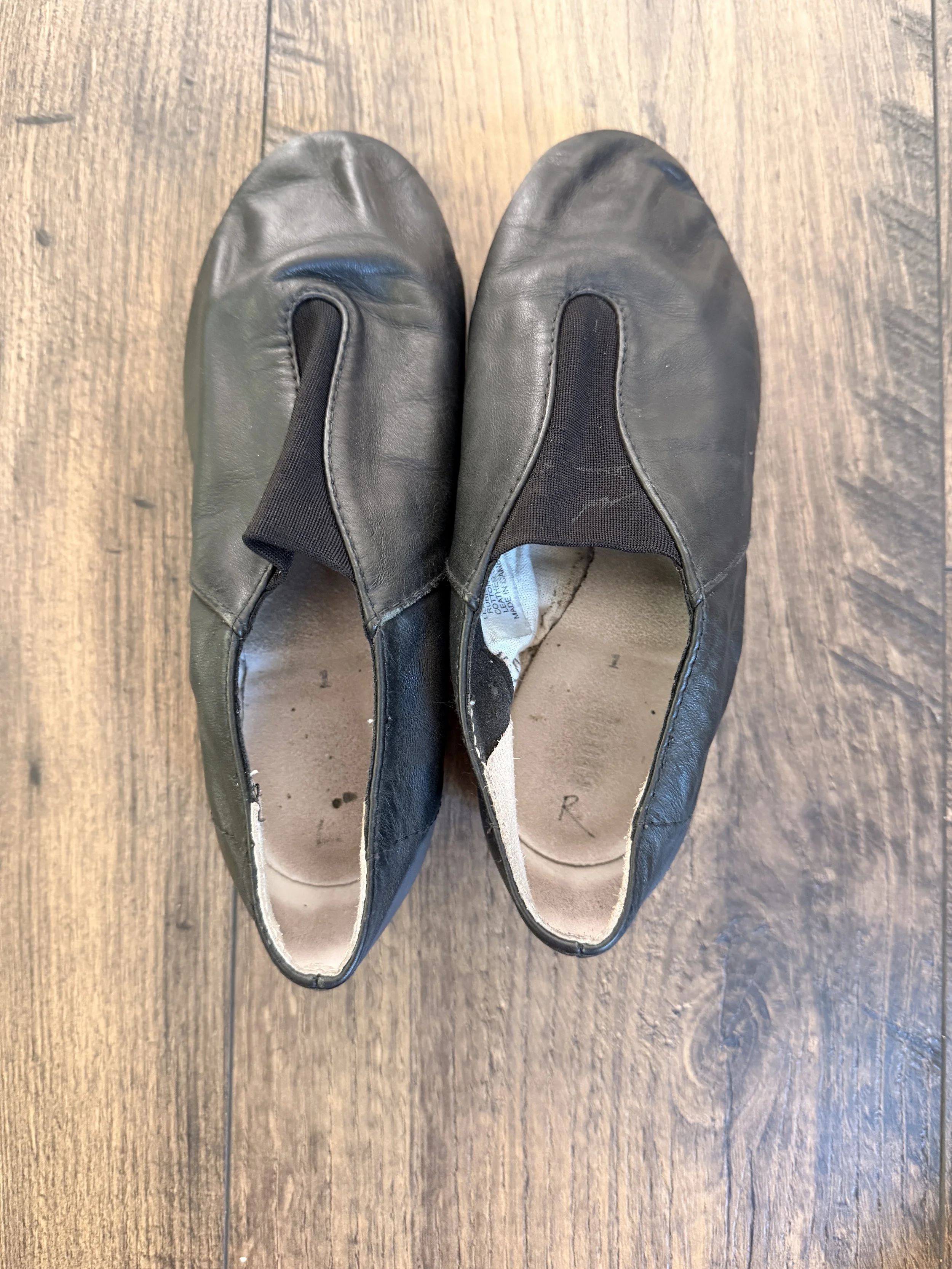 Super Jazz Slip On Leather Shoes - Bloch