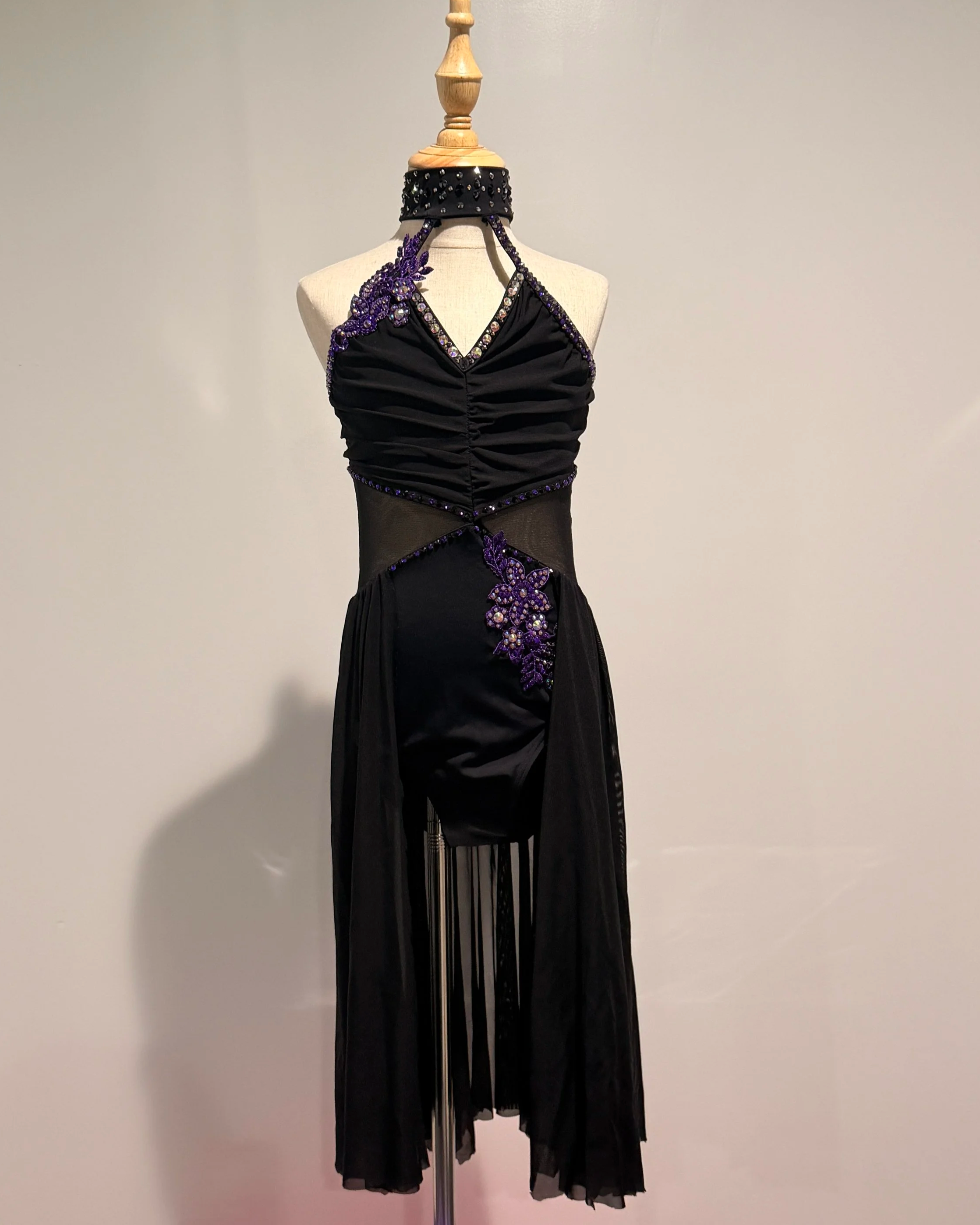 Ruched Leotard Dress