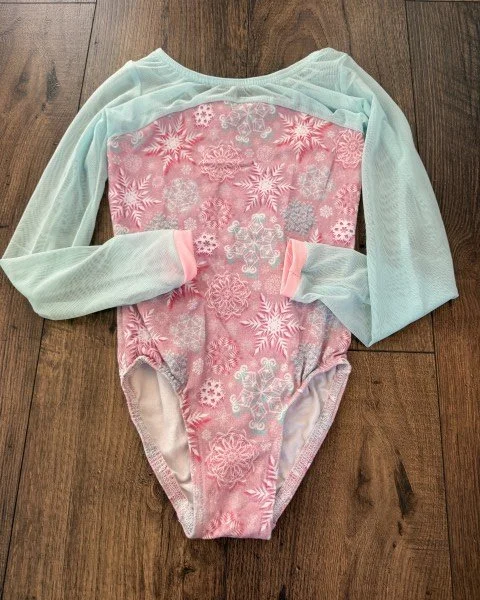 Pastel Snowflake Leotard - Lucy Lu
