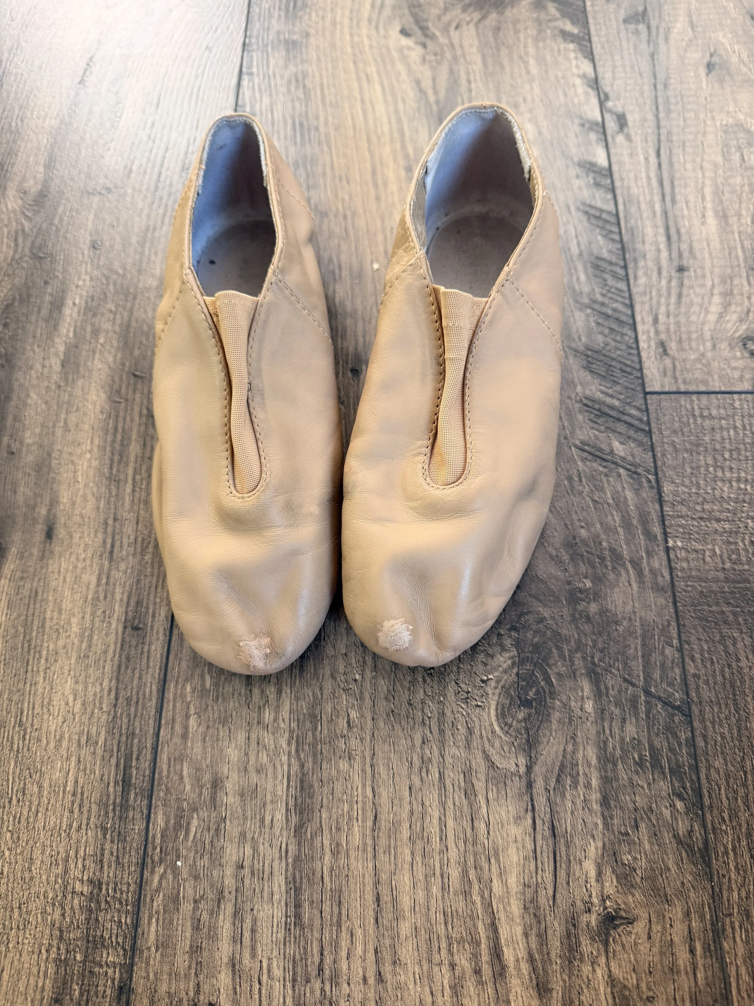 Super Jazz Slip On Leather Shoes - Bloch