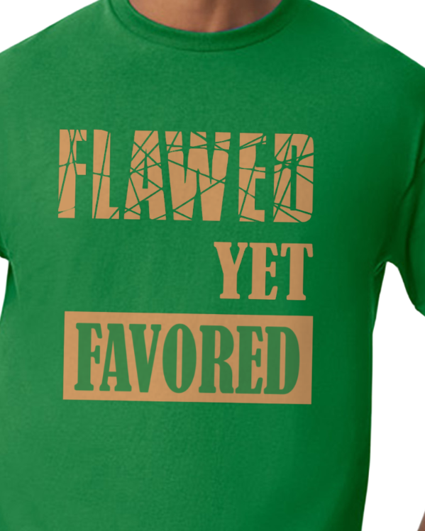 'FLAWED YET FAVORED' T-Shirt