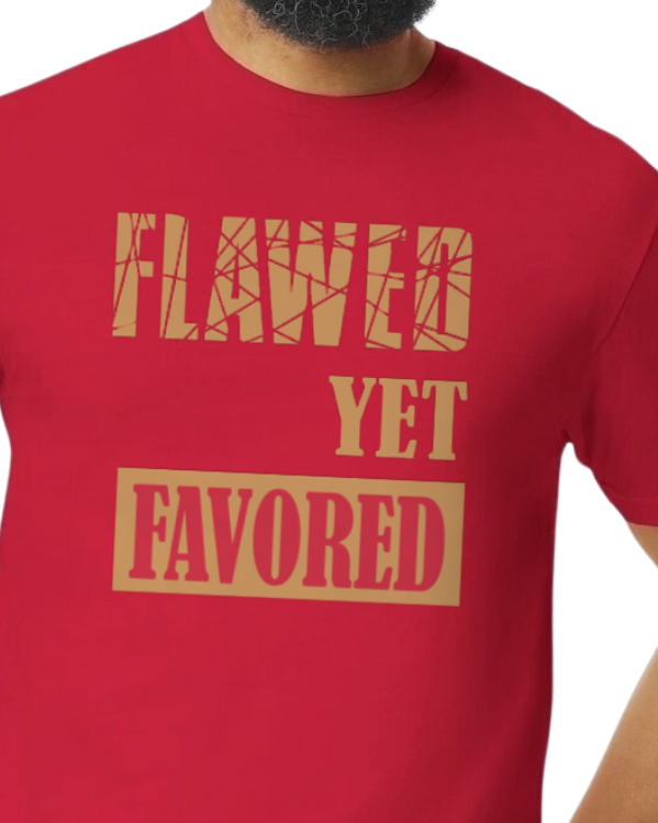 FlawedyetFavored tee_red_mock.png