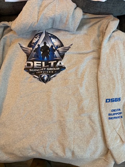 The DSGS Tactical Hoodie -Heather Gray